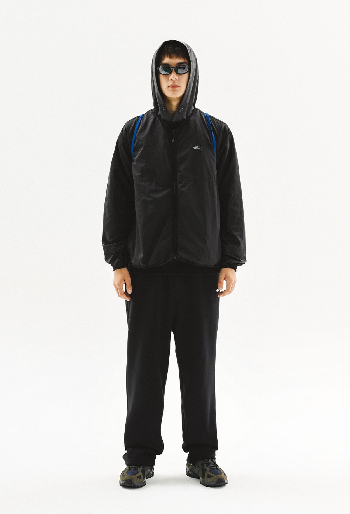 예일(YALE) [ONEMILE WEAR] 컴포트 배커플 노카라 자켓 블랙