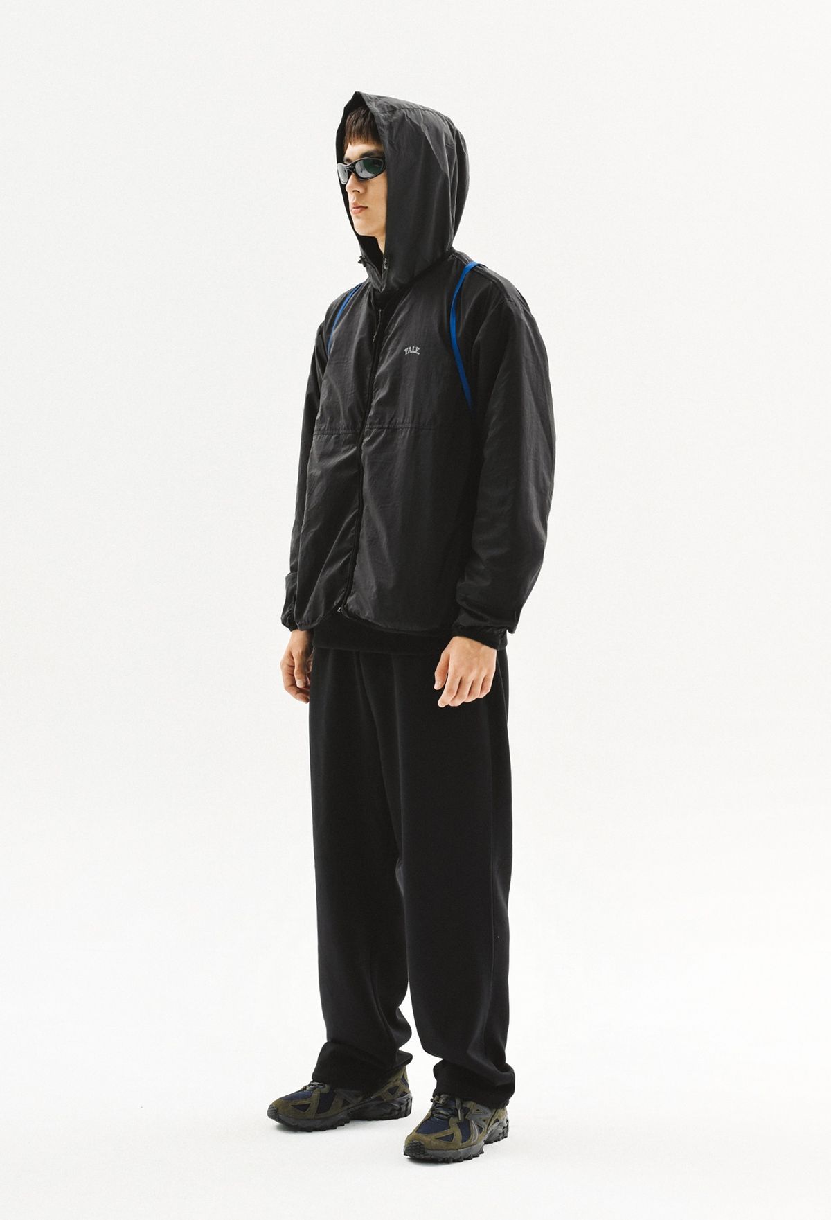 예일(YALE) [ONEMILE WEAR] 컴포트 배커플 노카라 자켓 블랙