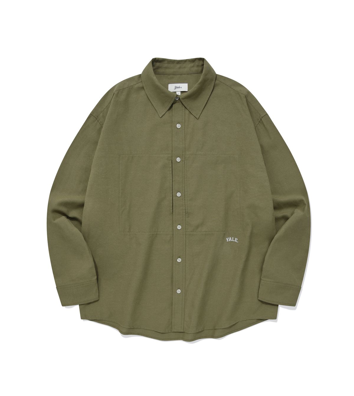 예일(YALE) [ONEMILE WEAR] 포켓 스몰아치 옥스포드 셔츠 카키