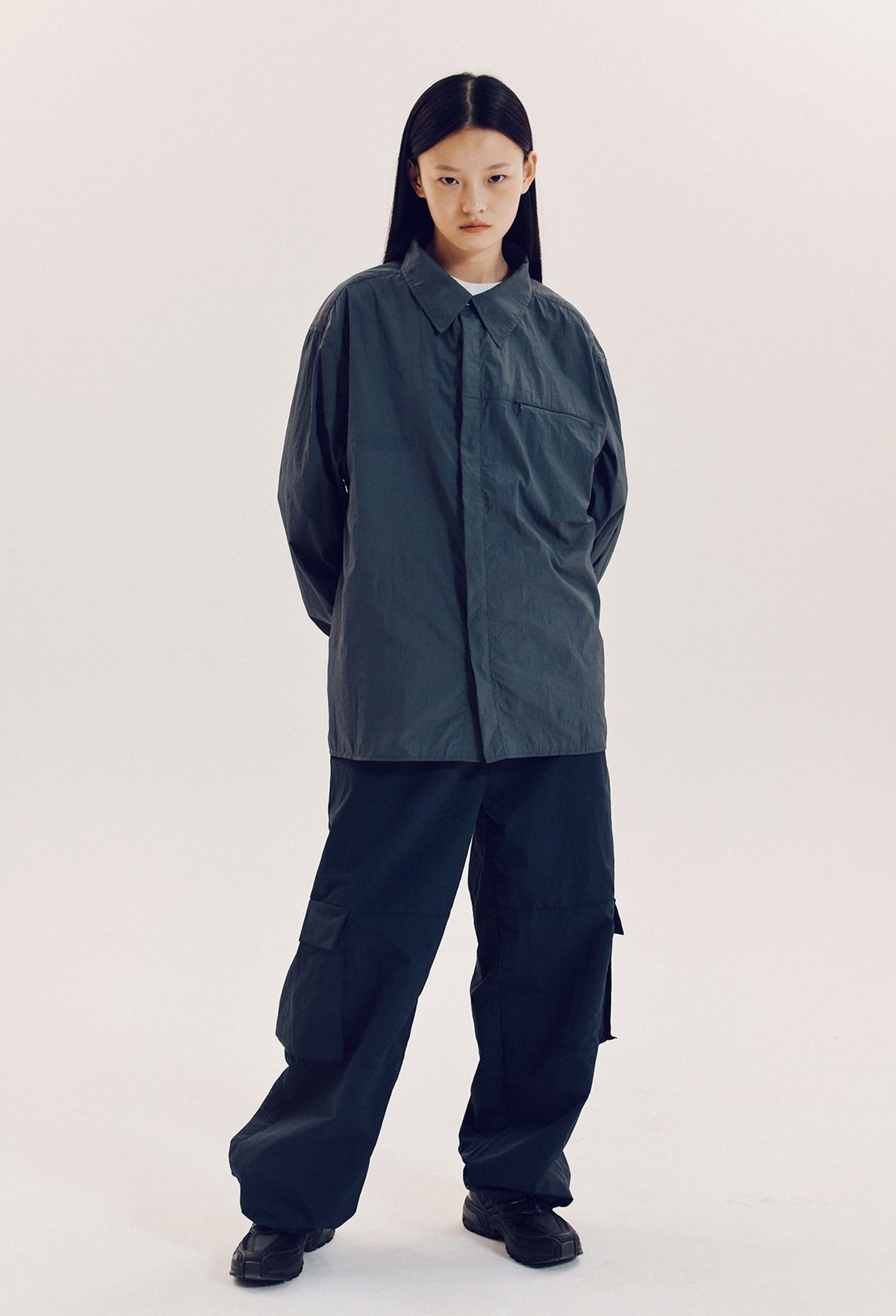 예일(YALE) [ONEMILE WEAR] 나일론 기어 셔츠 탠