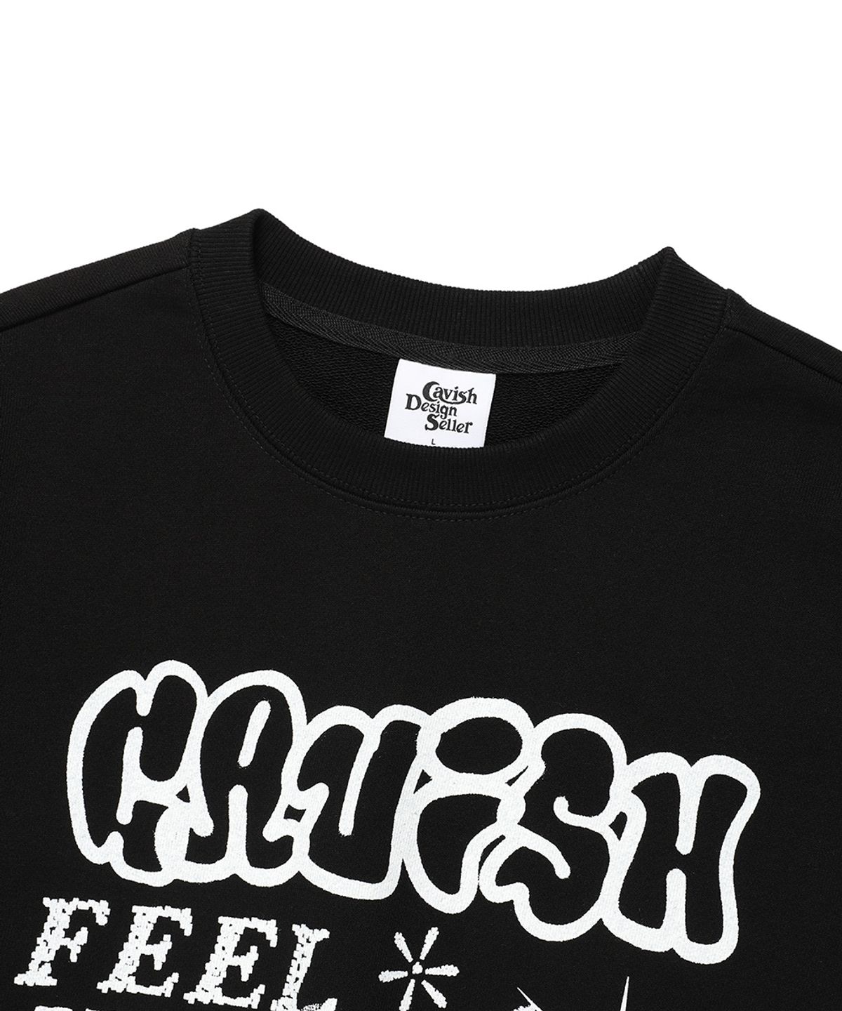 카비시(CAVISH) MEGA CYCLONE SWEATSHIRT BLACK(CV2DFUM442A)