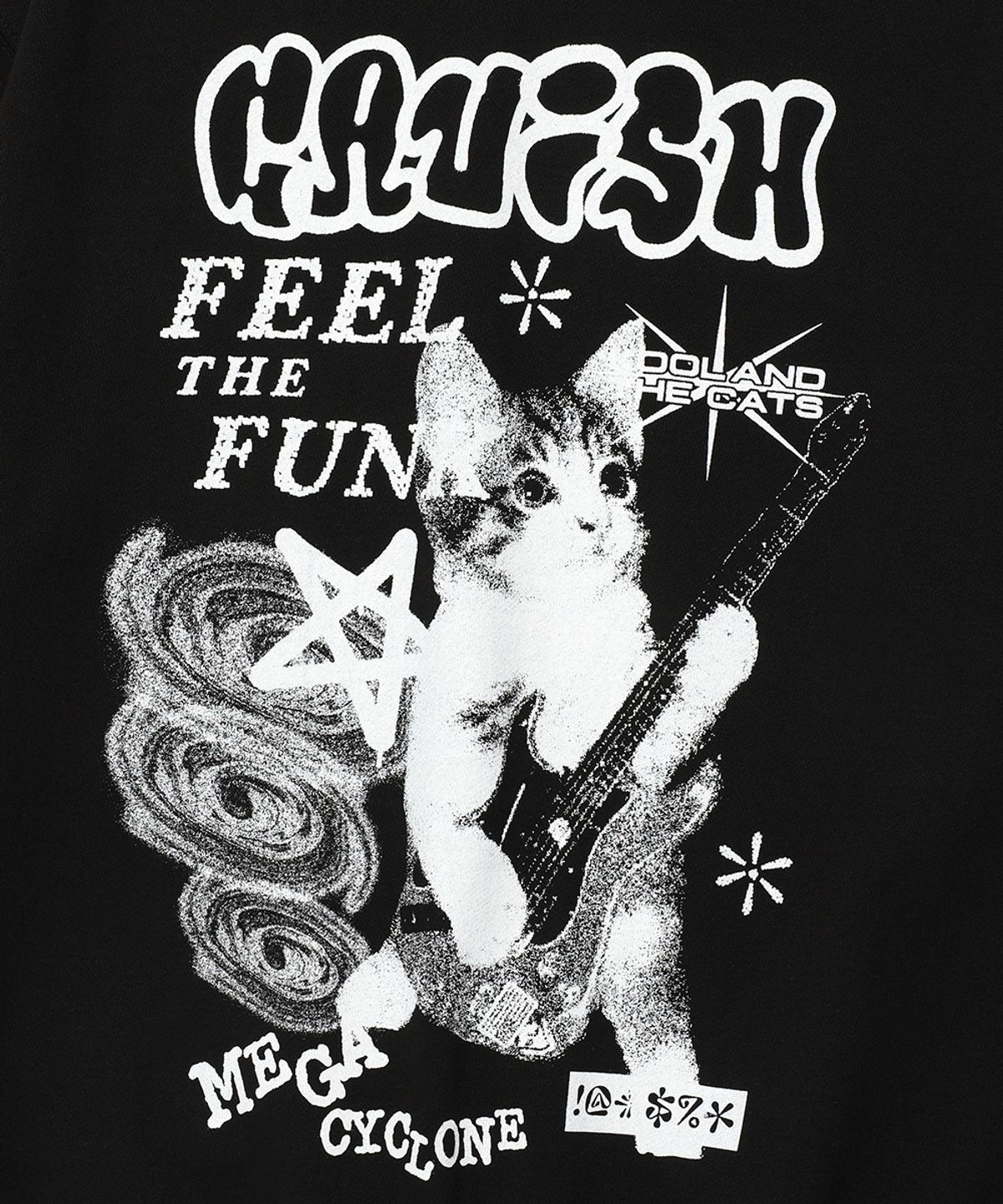 카비시(CAVISH) MEGA CYCLONE SWEATSHIRT BLACK(CV2DFUM442A)