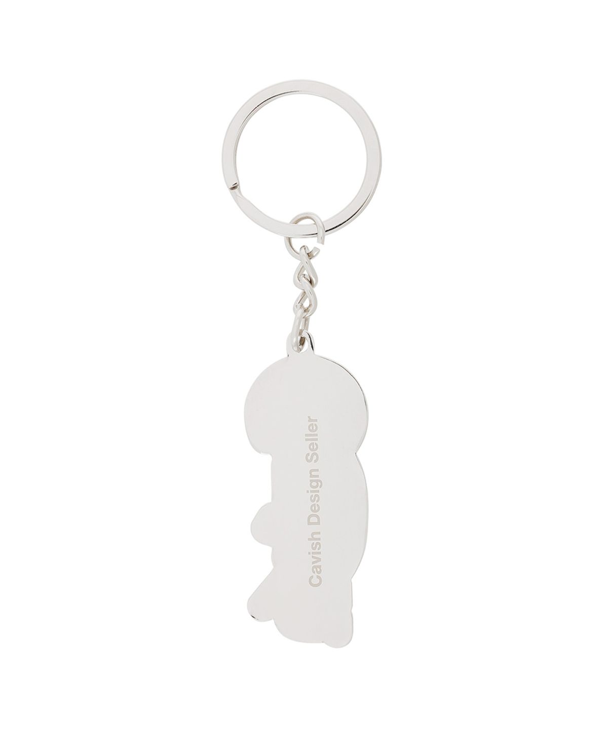 카비시(CAVISH) BASIC LOGO METAL KEYRING BLUE(CV2DFUAB64A)