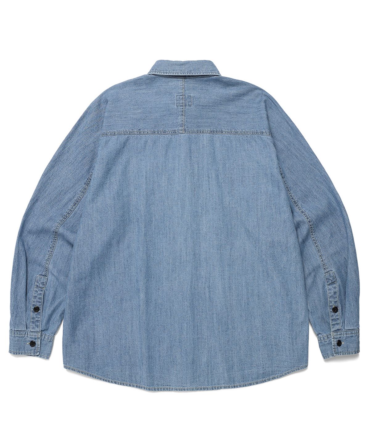 카비시(CAVISH) CVS WASHED DENIM SHIRT BLUE(CV2DFUW301A)