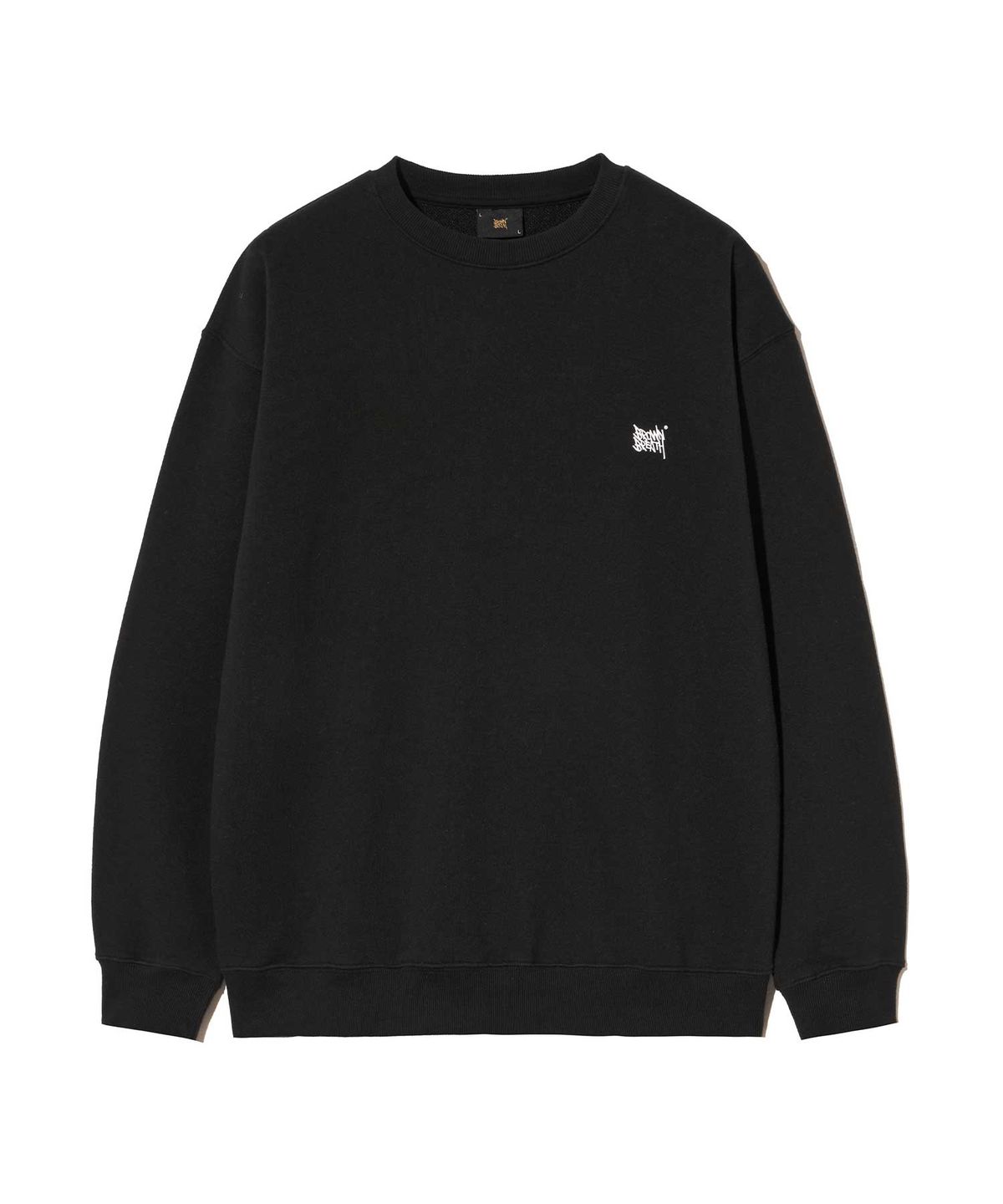 브라운브레스(BROWNBREATH) TAG OG CREWNECK - BLACK