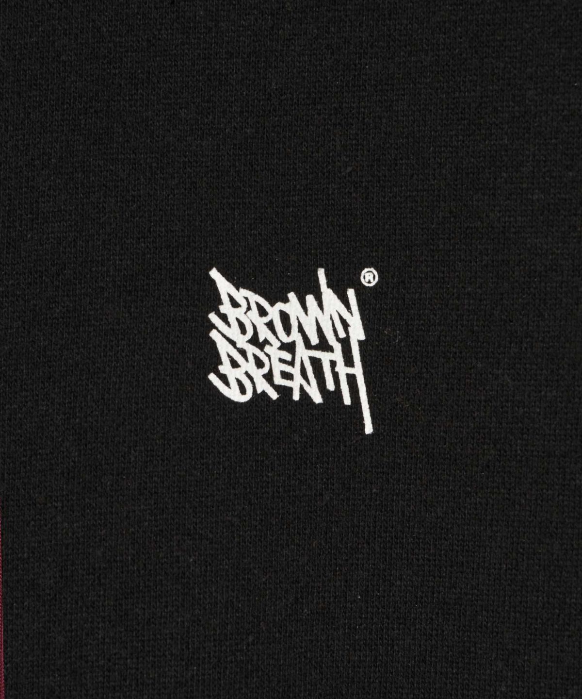 브라운브레스(BROWNBREATH) TAG OG CREWNECK - BLACK