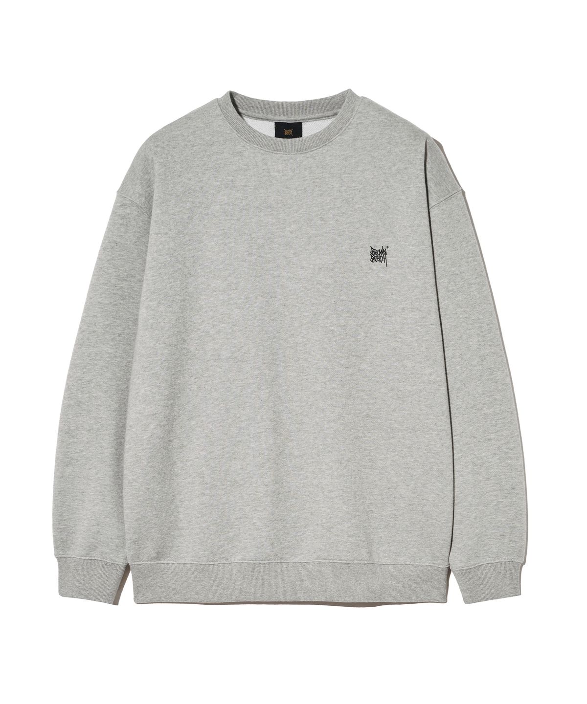 브라운브레스(BROWNBREATH) TAG OG CREWNECK - MELANGE GREY