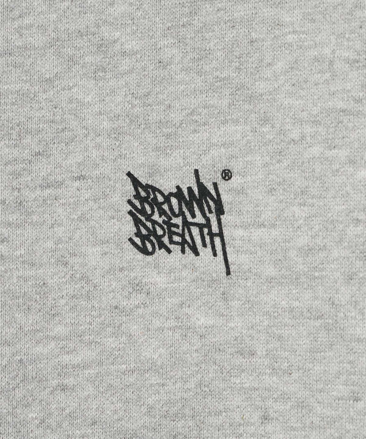브라운브레스(BROWNBREATH) TAG OG CREWNECK - MELANGE GREY