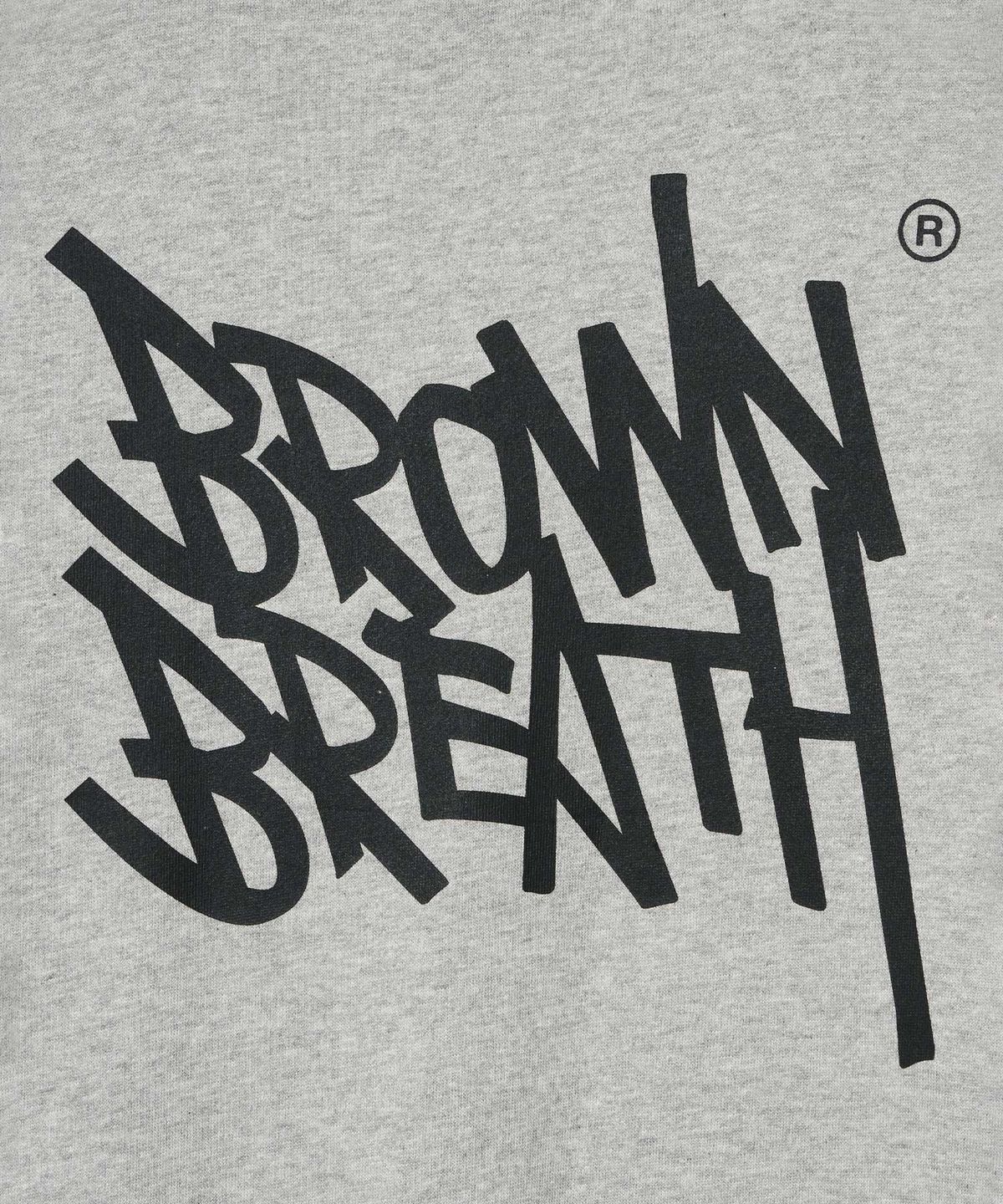 브라운브레스(BROWNBREATH) TAG OG CREWNECK - MELANGE GREY