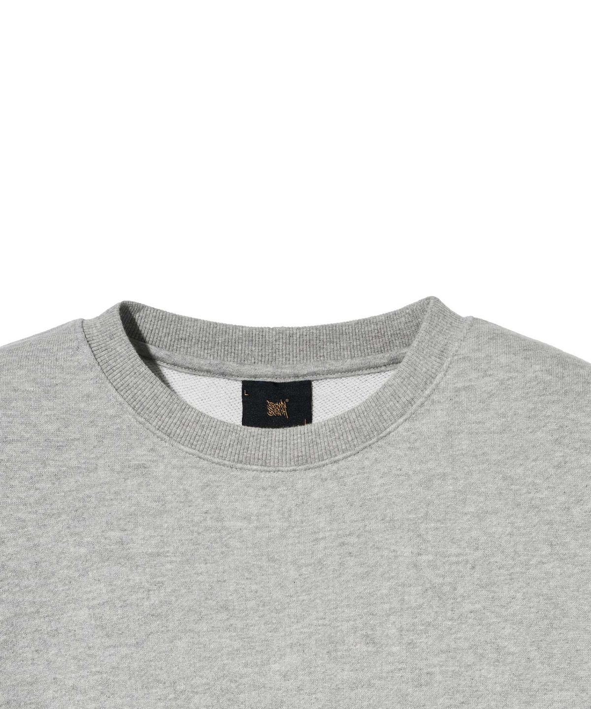 브라운브레스(BROWNBREATH) TAG OG CREWNECK - MELANGE GREY