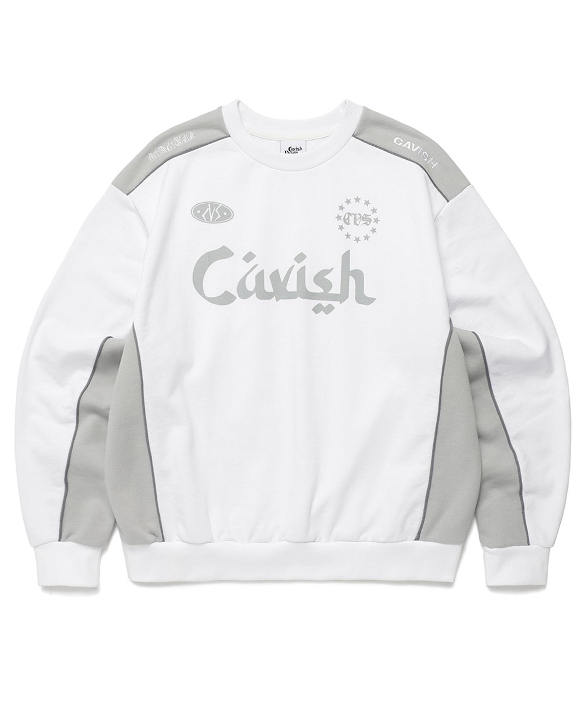카비시(CAVISH) CLUB TEAM SWEATSHIRT WHITE(CV2DFUM446A)