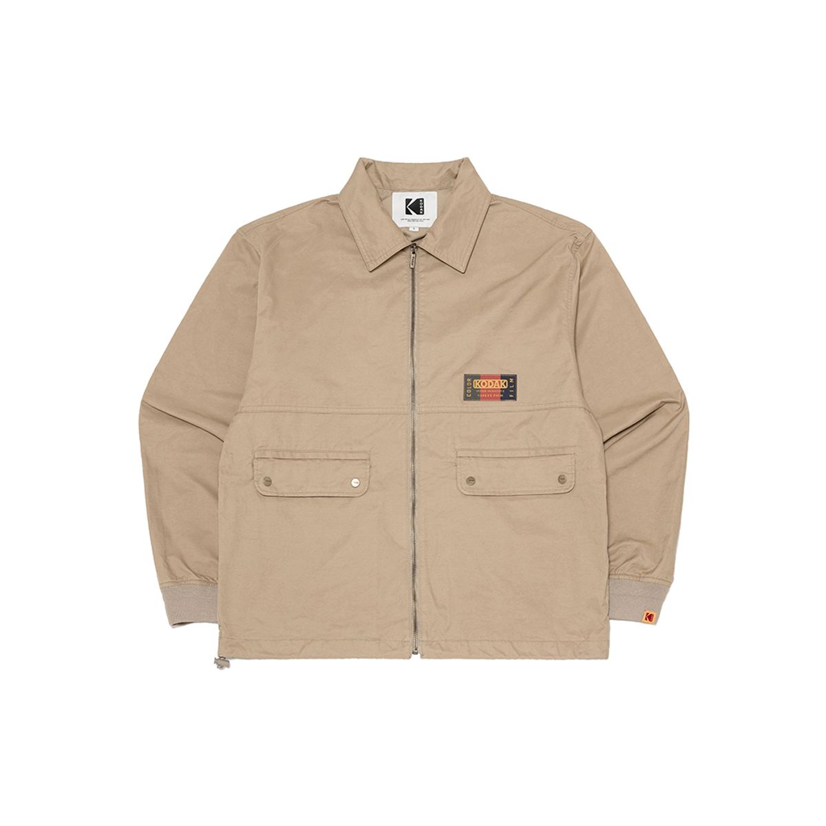 코닥(KODAK) 코다컬러 스탠넥 코튼 자켓 BEIGE