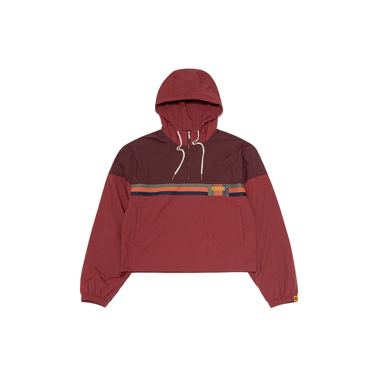 코닥(KODAK) 코다컬러 세미크롭 아노락 우먼 BURGUNDY