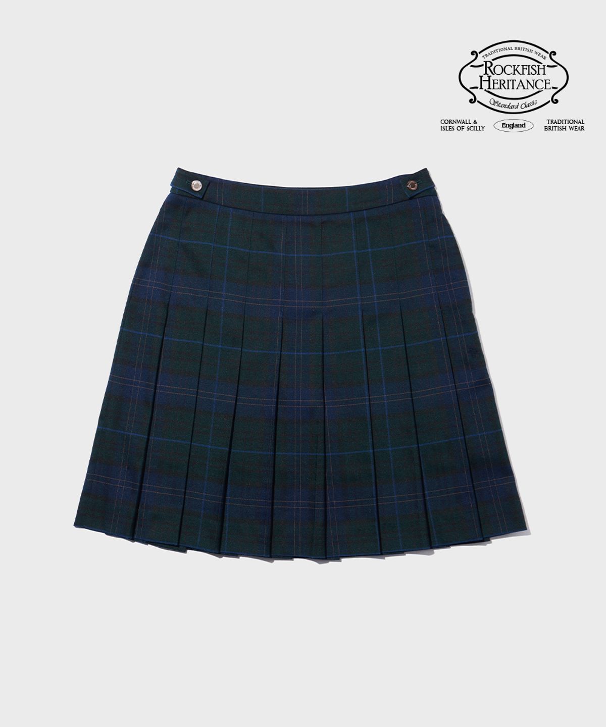 락피쉬웨더웨어(ROCKFISH WEATHERWEAR) RFH CLASSIC CHECK PLEATS SKIRT - 3color