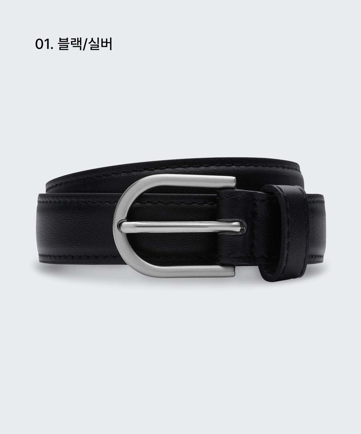 무신사 스탠다드 우먼(MUSINSA STANDARD WOMAN) 우먼즈 신세틱 레더 슬림 벨트_20mm