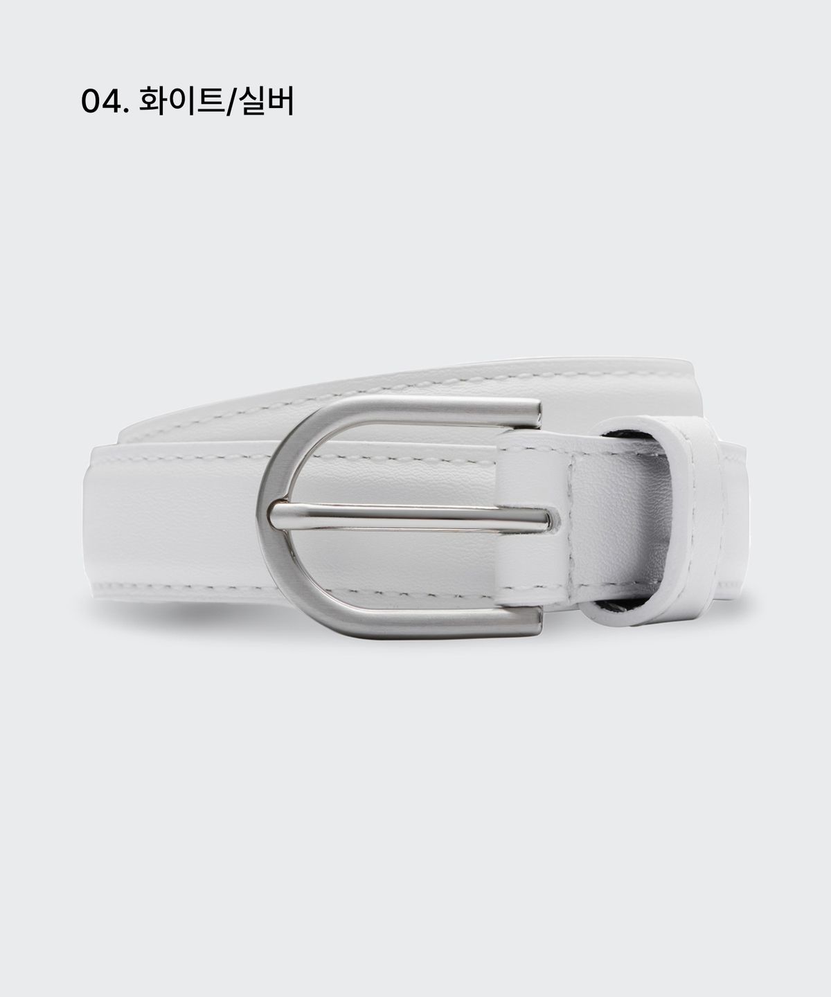 무신사 스탠다드 우먼(MUSINSA STANDARD WOMAN) 우먼즈 신세틱 레더 슬림 벨트_20mm
