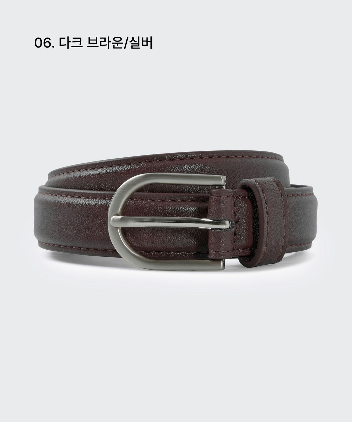 무신사 스탠다드 우먼(MUSINSA STANDARD WOMAN) 우먼즈 신세틱 레더 슬림 벨트_20mm