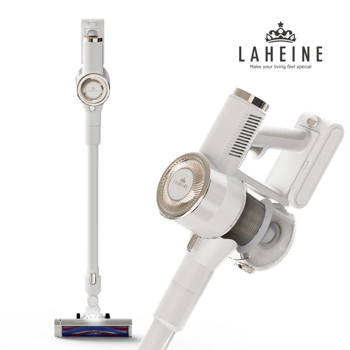 라헨느(LAHEINE) 더 퀸 익스트림 듀얼헤파 무선청소기 V11 (LHN-V8200W)