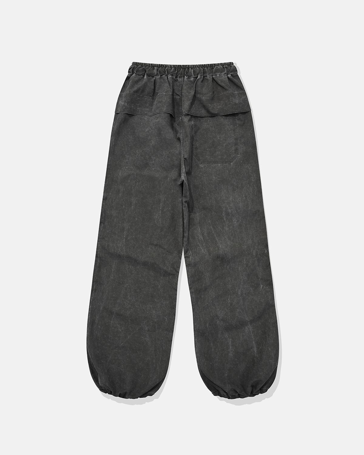카락터(KARACTOR) Pigment nylon pants / Black charcoal