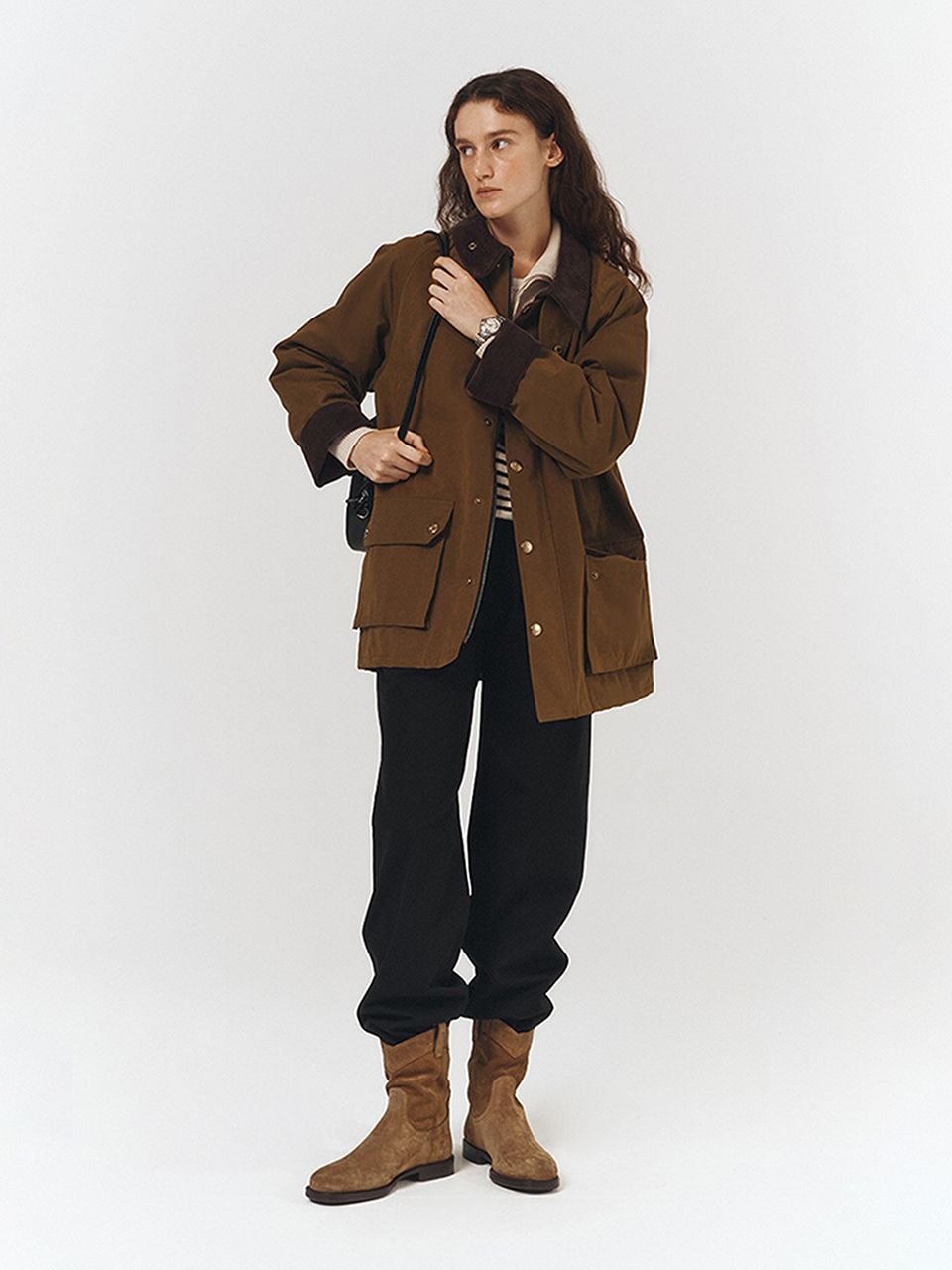 MUSINSA | DUNST FOR WOMEN SEMI-WIDE CHINO SLACKS