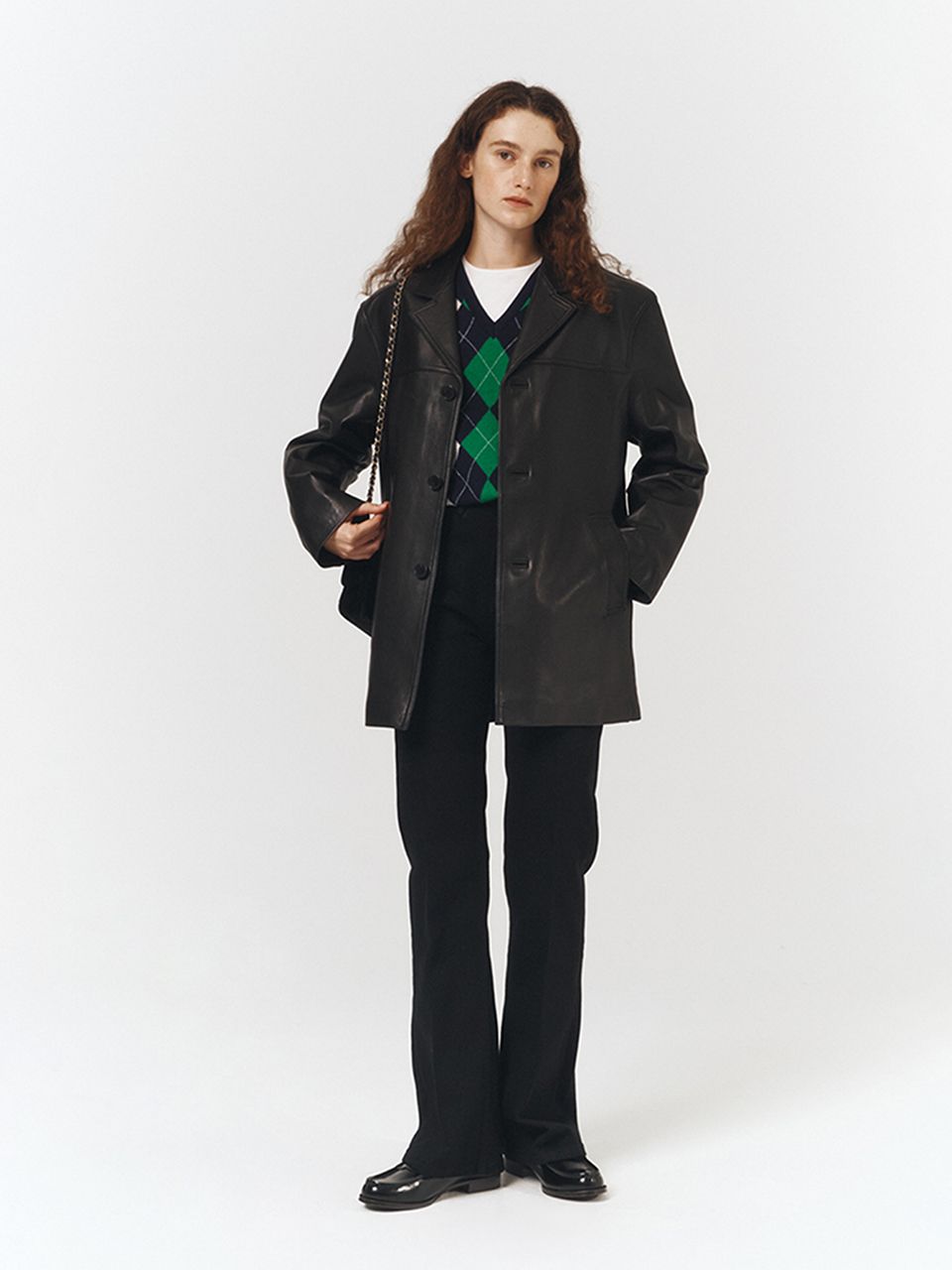 DUNST FOR WOMEN ■ UNISEX LEATHER HALF JACKET ジャケット Dunst UNISEX LEATHER HALF JACKET