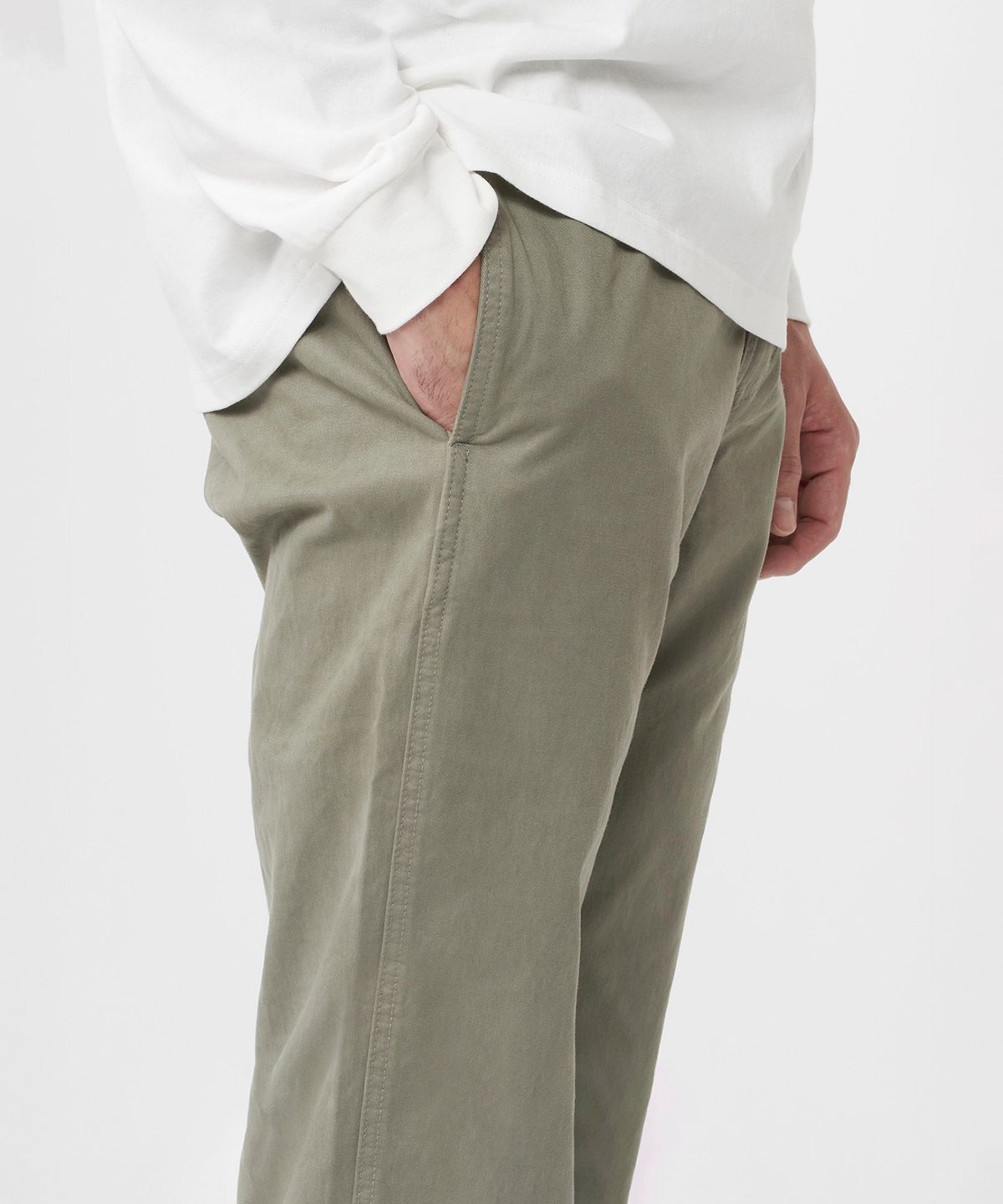그라미치(GRAMICCI) NN 팬츠 크롭 Khaki Grey
