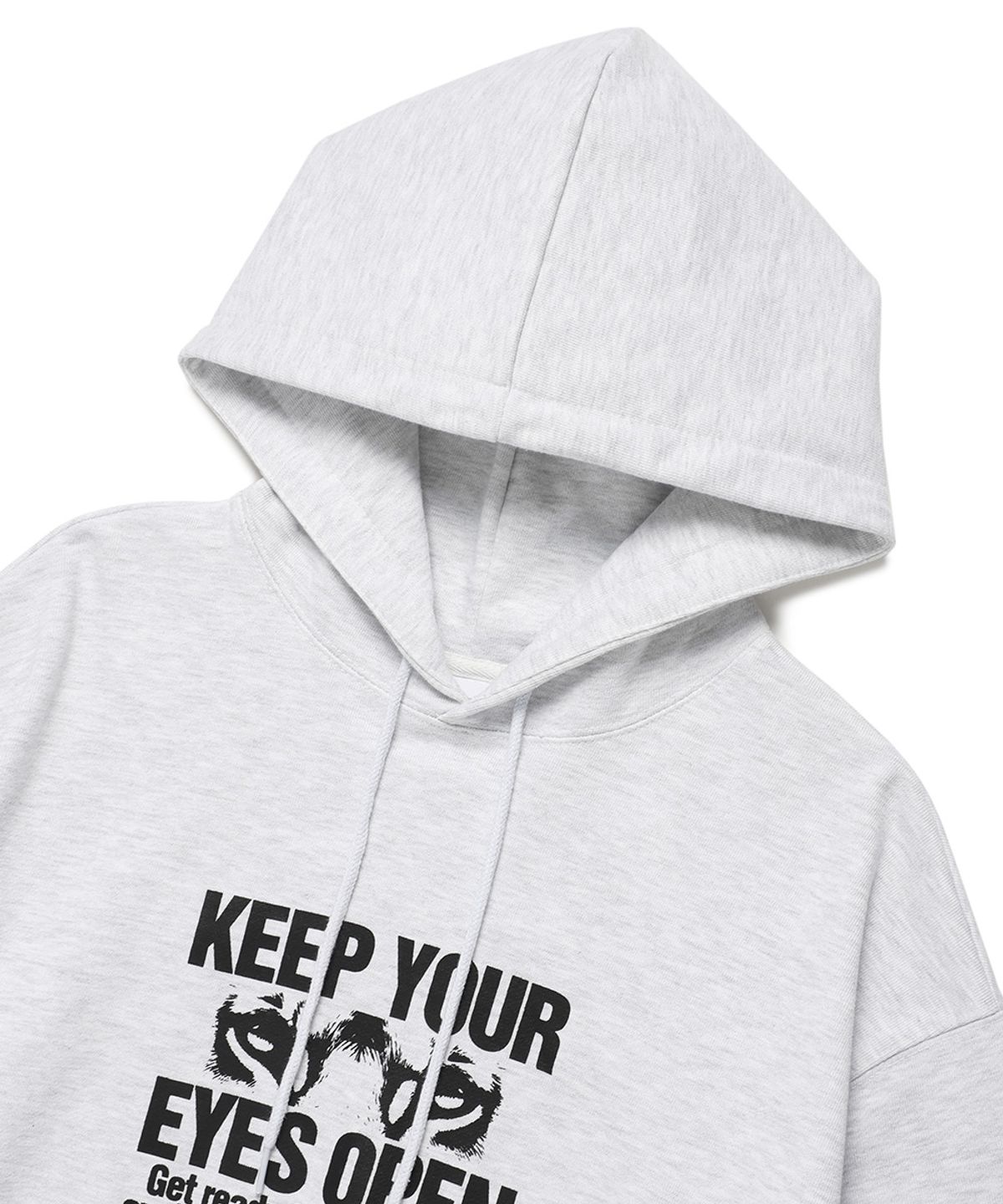 카비시(CAVISH) SLOGAN HOODIE LGHT GREY(CV2DFUM407A)