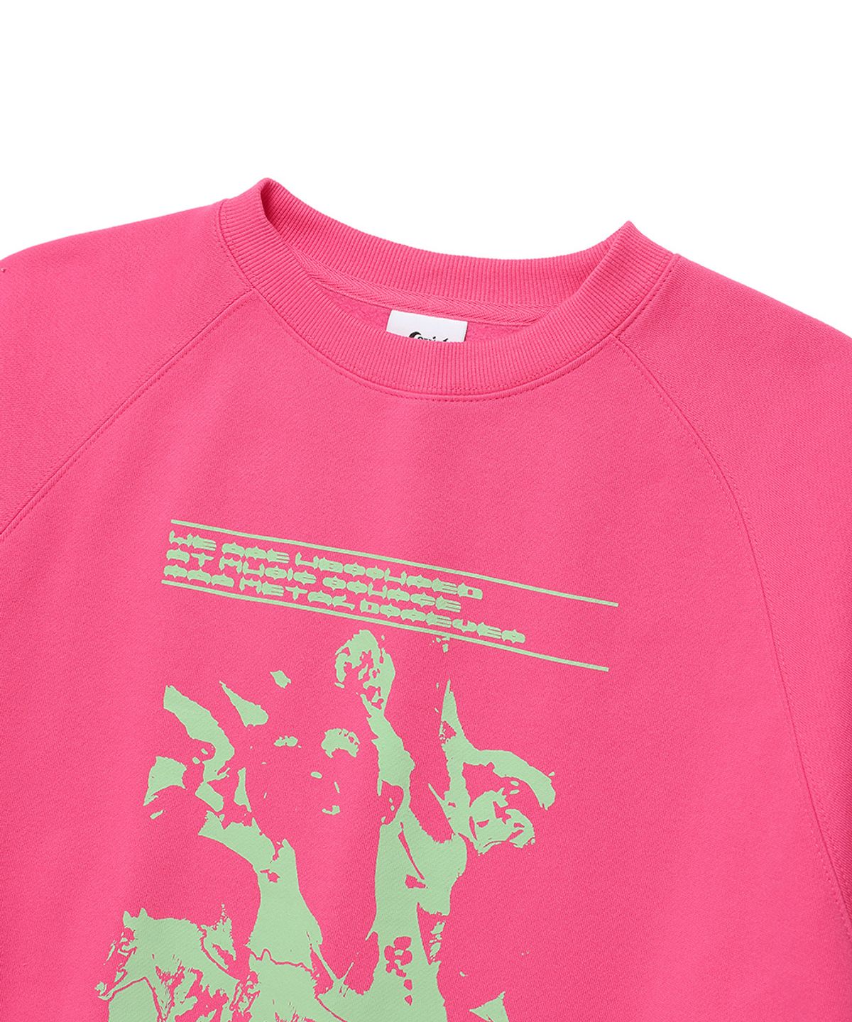 카비시(CAVISH) CROWD RAGLAN SWEATSHIRT PINK(CV2DFUM444A)