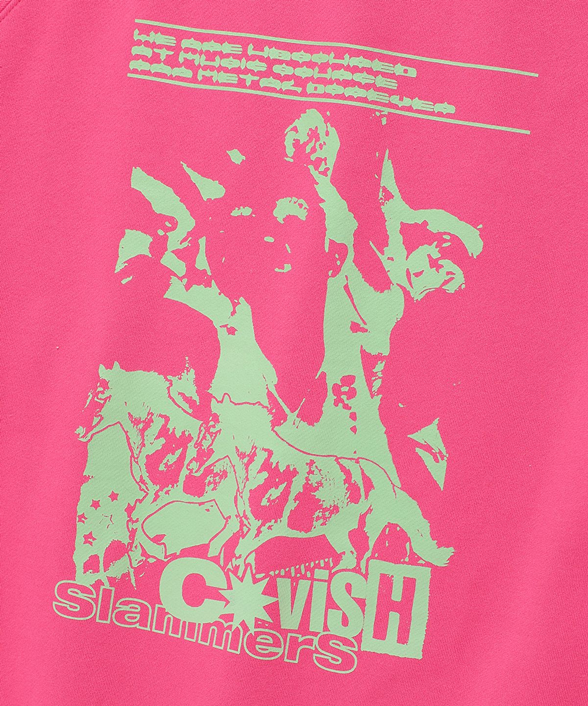 카비시(CAVISH) CROWD RAGLAN SWEATSHIRT PINK(CV2DFUM444A)