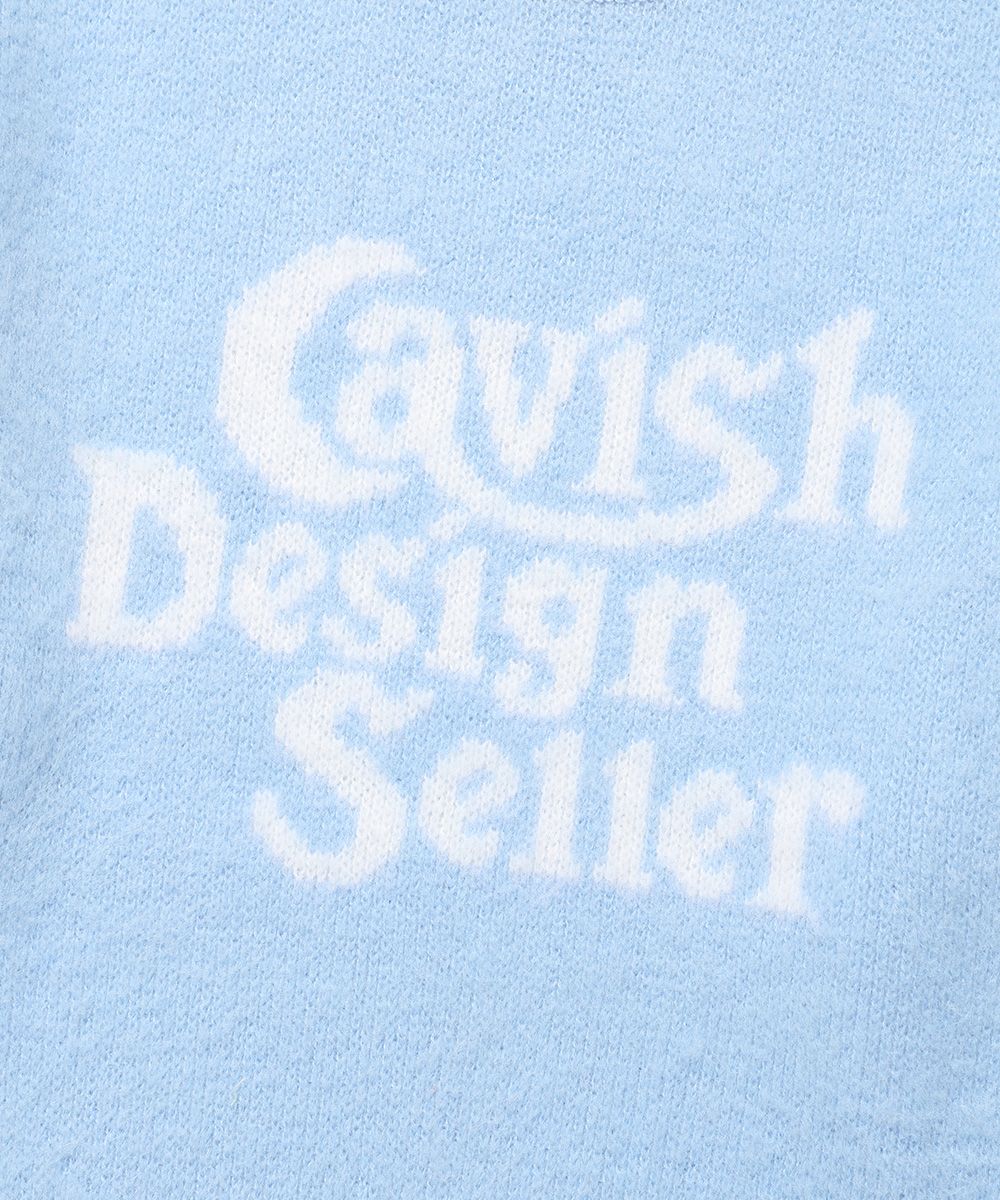 ★関税込★CAVISH★BRUSHED SELLER LOGO KNIT CREWNECK★ MUSINSA | CAVISH BRUSHED SELLER LOGO KNIT CREWNECK BLUE
