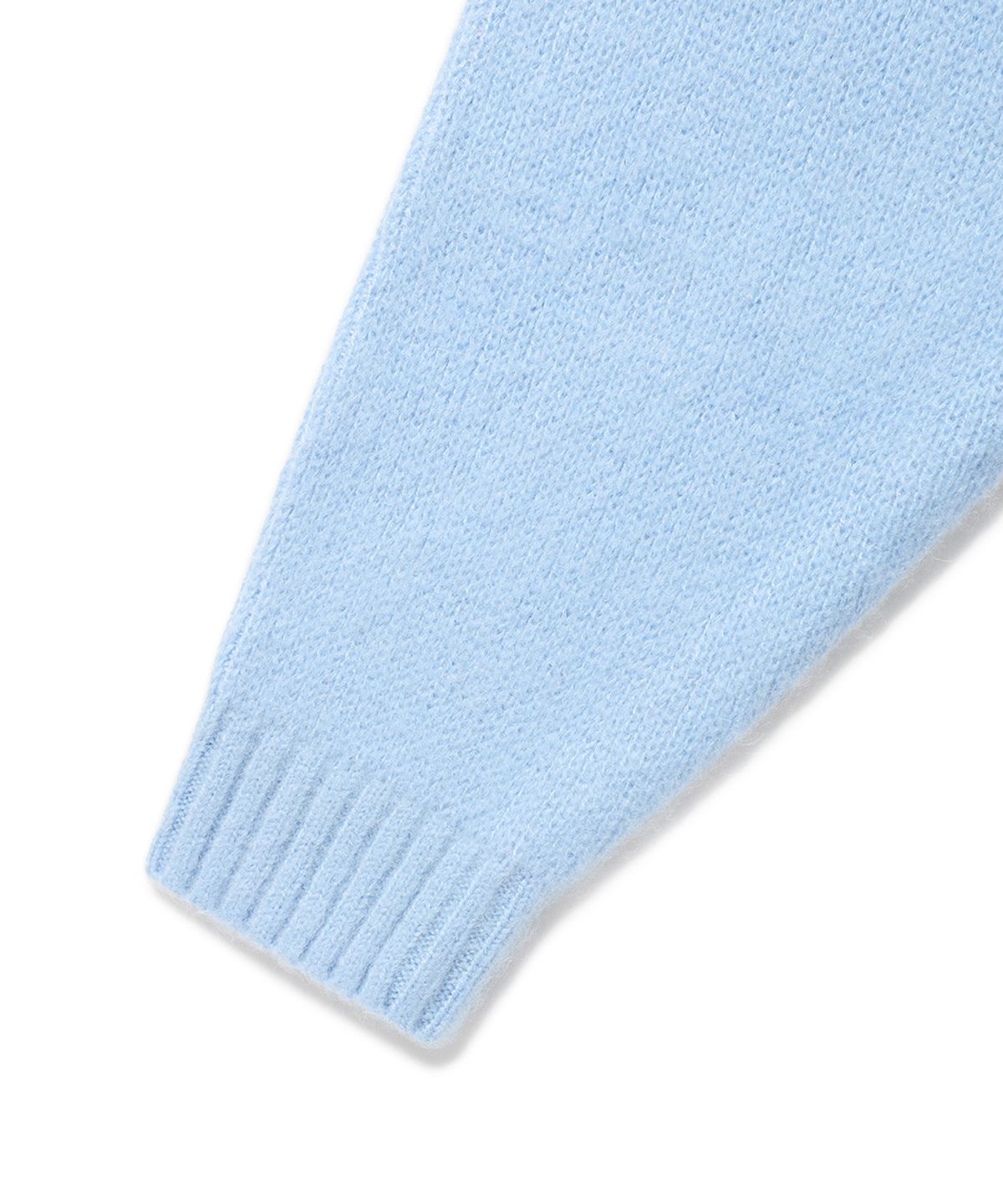 카비시(CAVISH) BRUSHED SELLER LOGO KNIT CREWNECK BLUE(CV2DFUK600A)