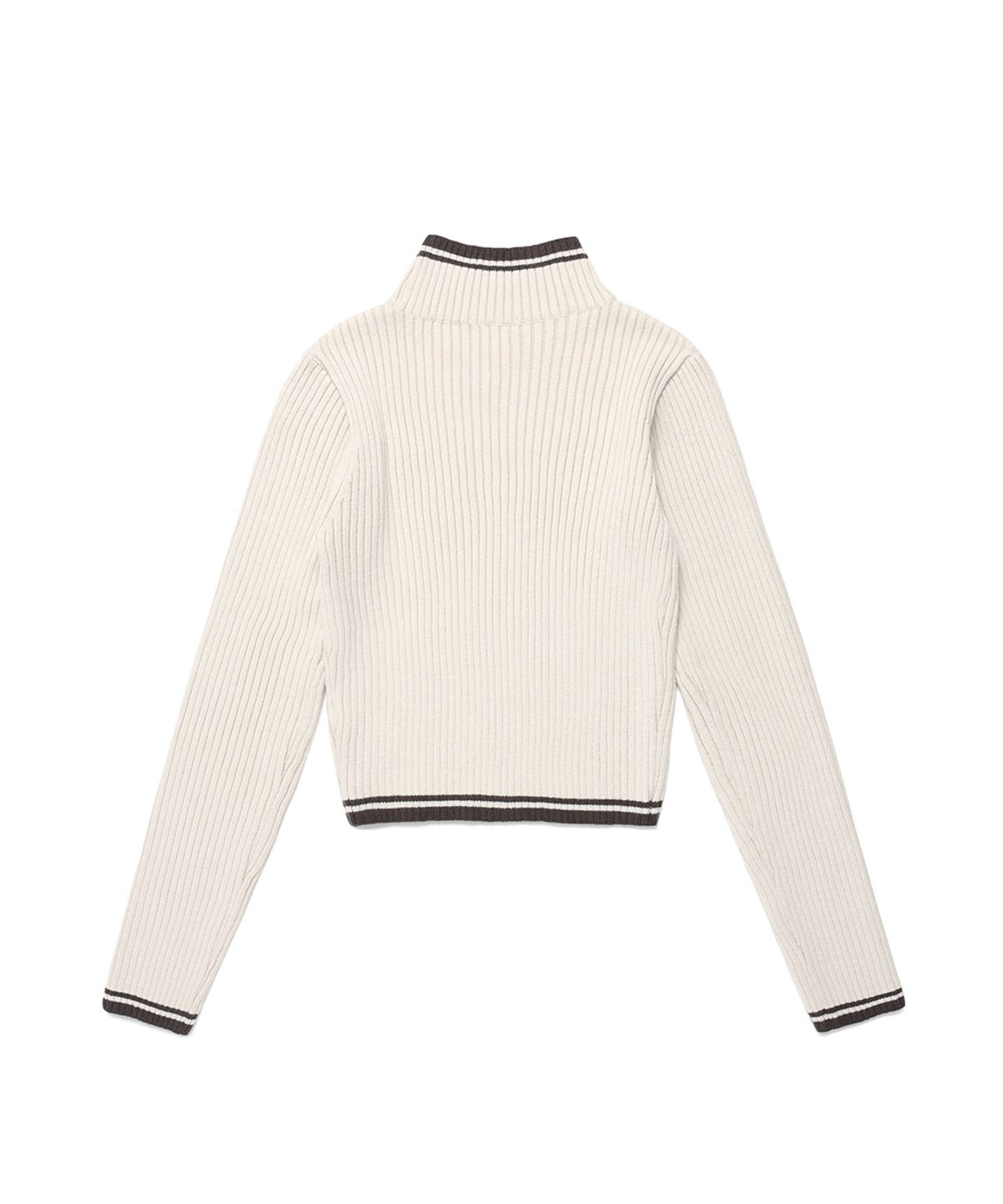 카비시(CAVISH) W SLAMMERS TURTLE NECK KNIT IVORY(CV2DFFK640A)