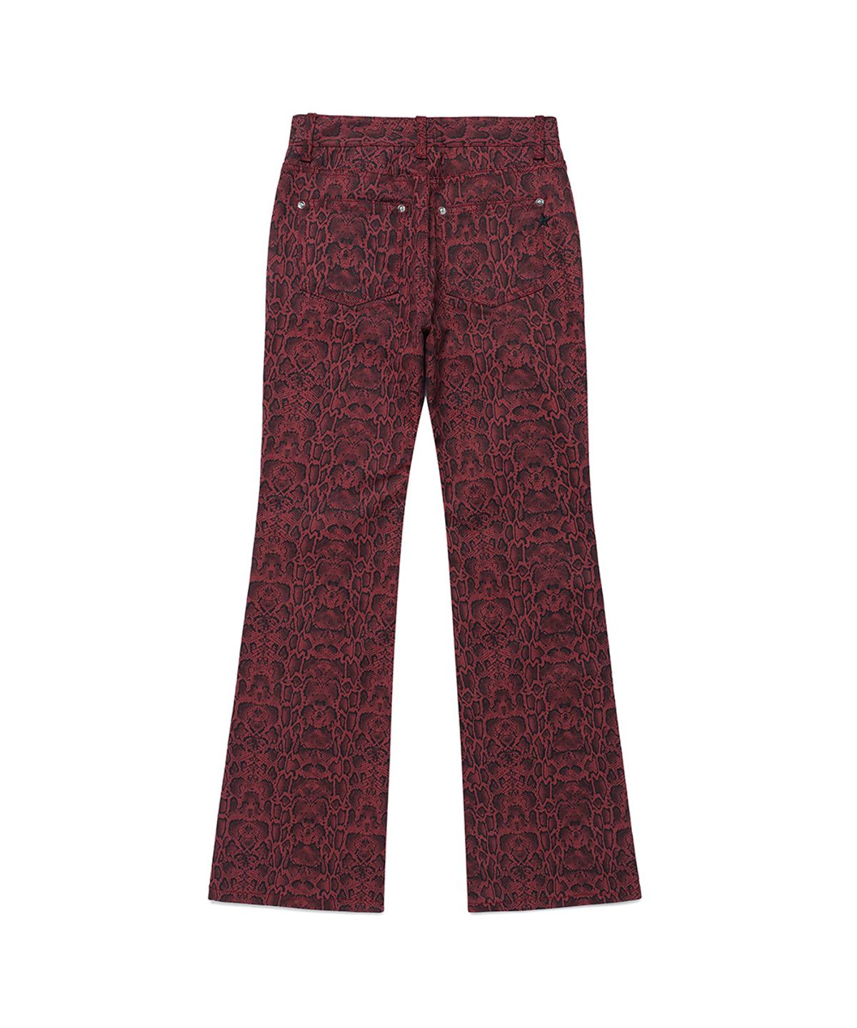 카비시(CAVISH) PYTHON BOOTSCUT PANTS RED(CV2DFFPA08A)