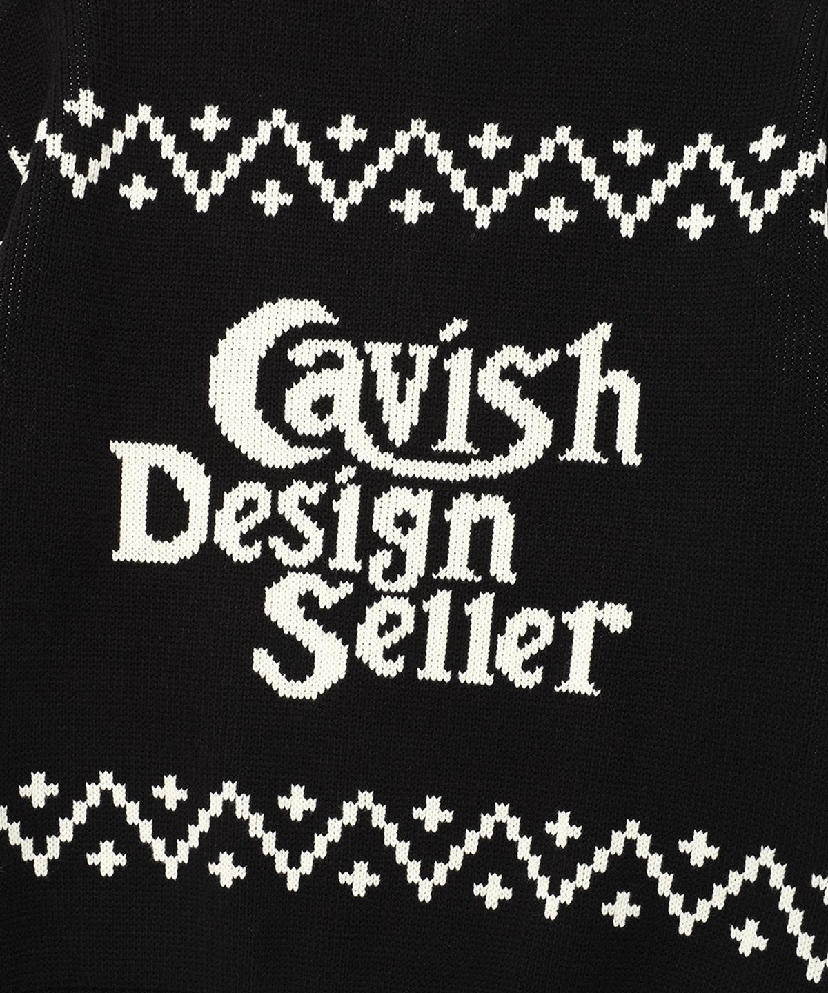 카비시(CAVISH) CATS ZIP UP CARDIGAN BLACK(CV2DFUK680A)