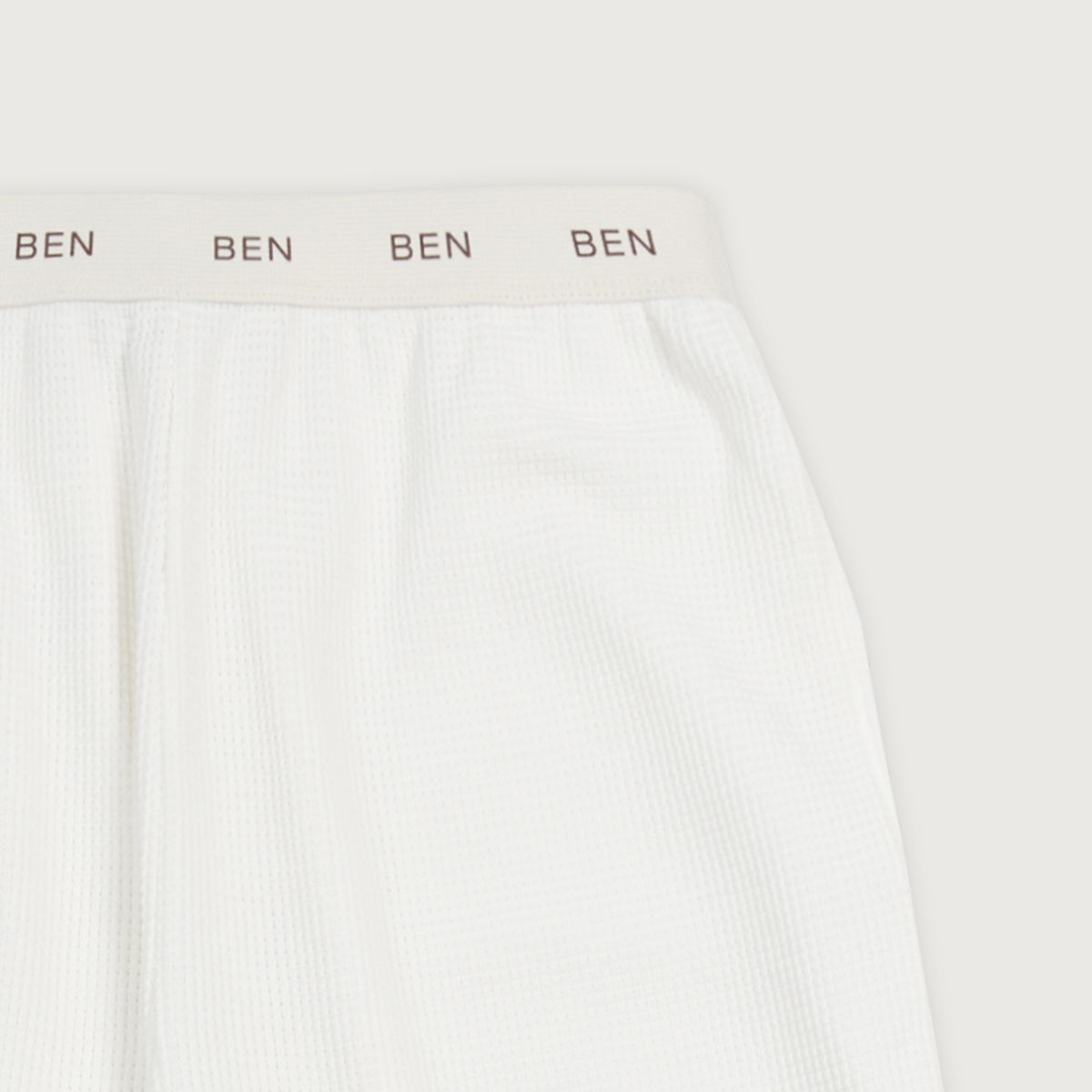 벤(BBEEEENN) 와플 라운지 팬츠_아이보리