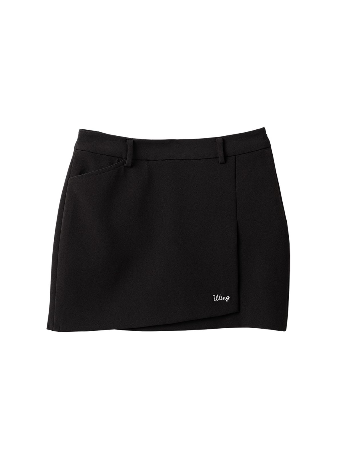 유팅골프(UTING GOLF) 유팅 랩 스커트 BLACK