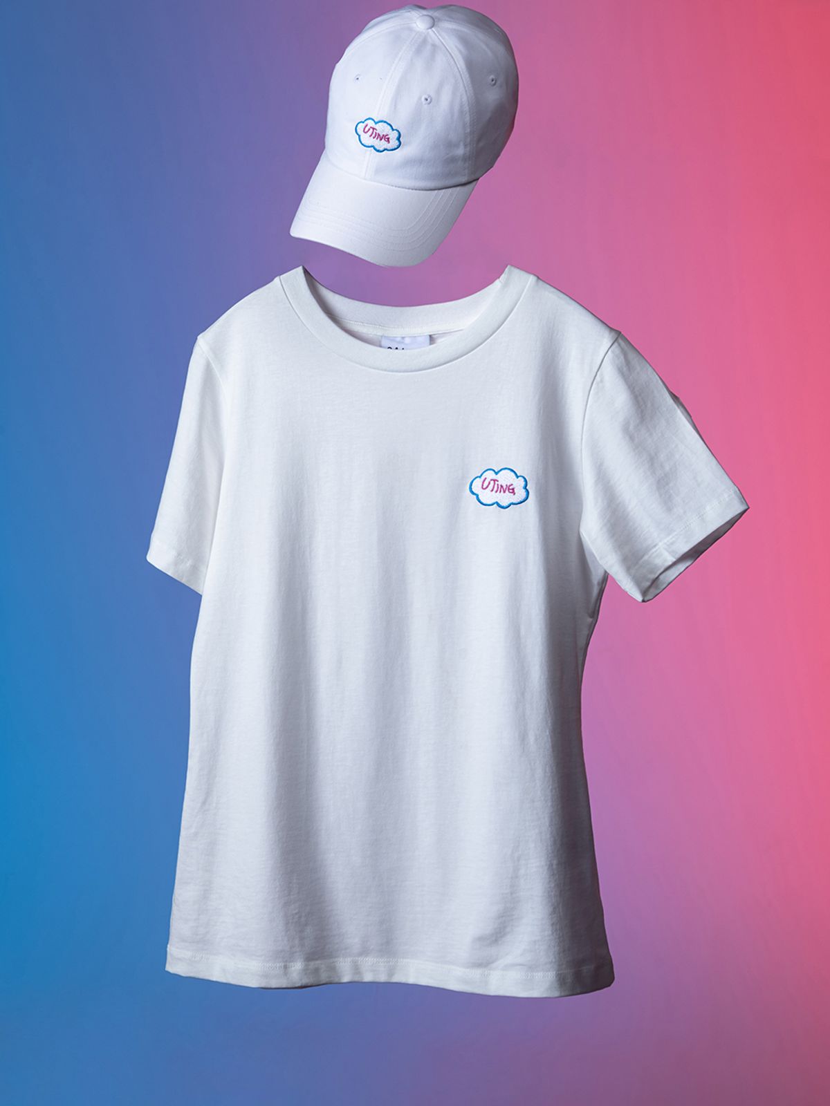 유팅골프(UTING GOLF) 클라우드 라운드 티셔츠 WHITE
