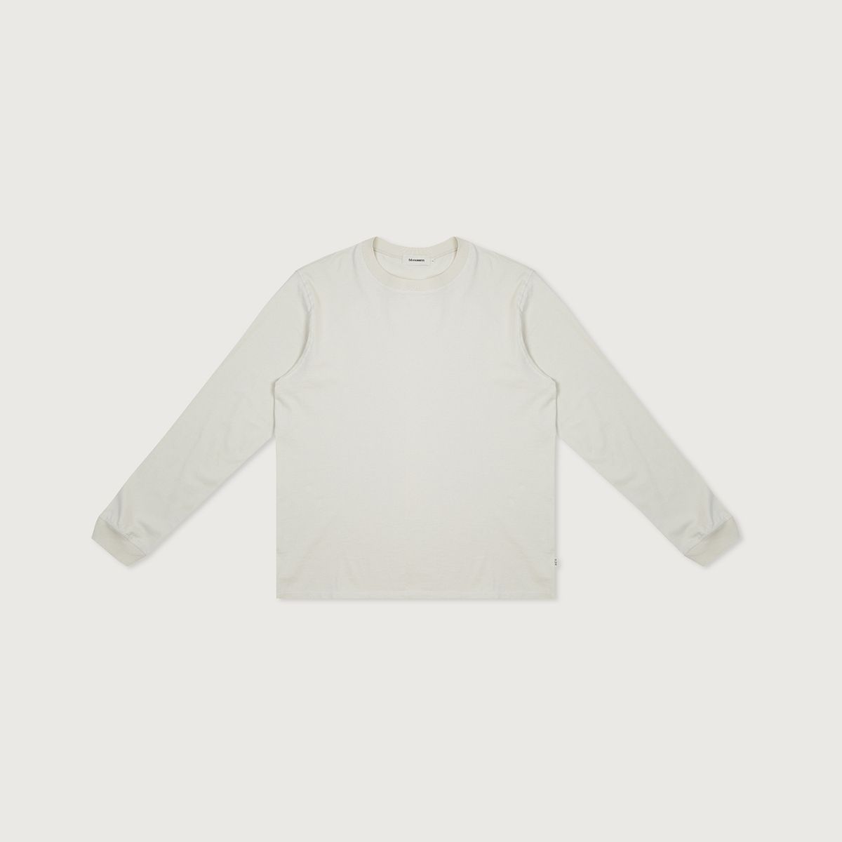 벤(BBEEEENN) MENS) 리브드 슬리브 T_에크루