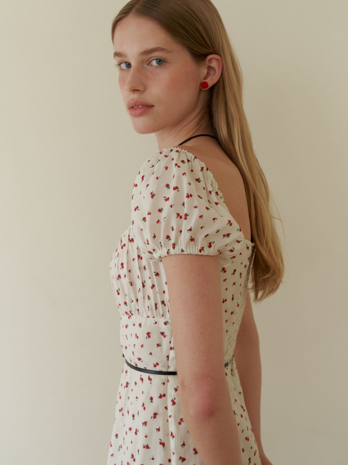 러브미몬스터(LOVE ME MONSTER) The Rose Princess Neck Long Dress_WH