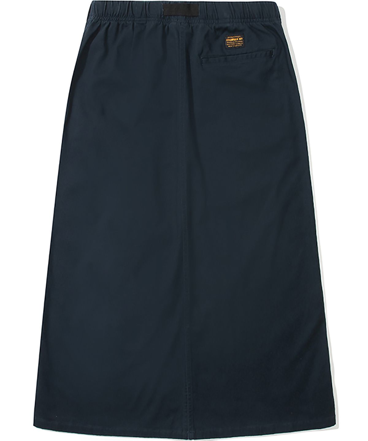 컬럼비아 유니버시티(COLUMBIA UNIVERSITY) M-LABEL BELTED PEACH COTTON LONG SKIRT 크라운네이비