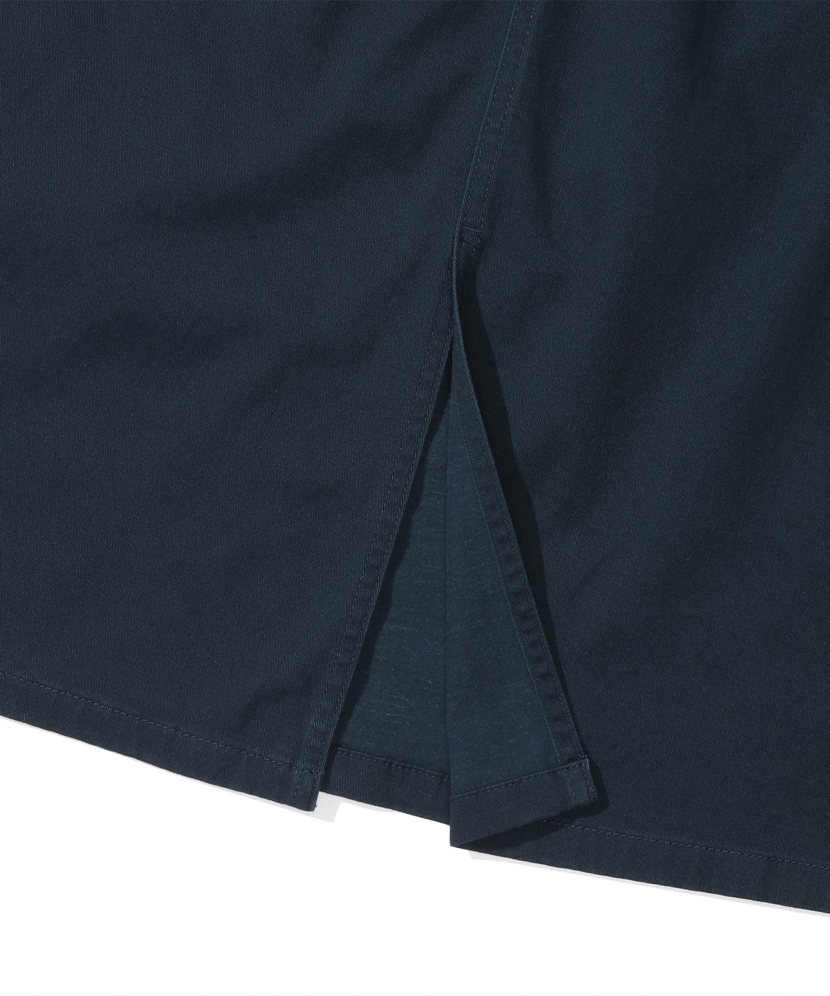 컬럼비아 유니버시티(COLUMBIA UNIVERSITY) M-LABEL BELTED PEACH COTTON LONG SKIRT 크라운네이비