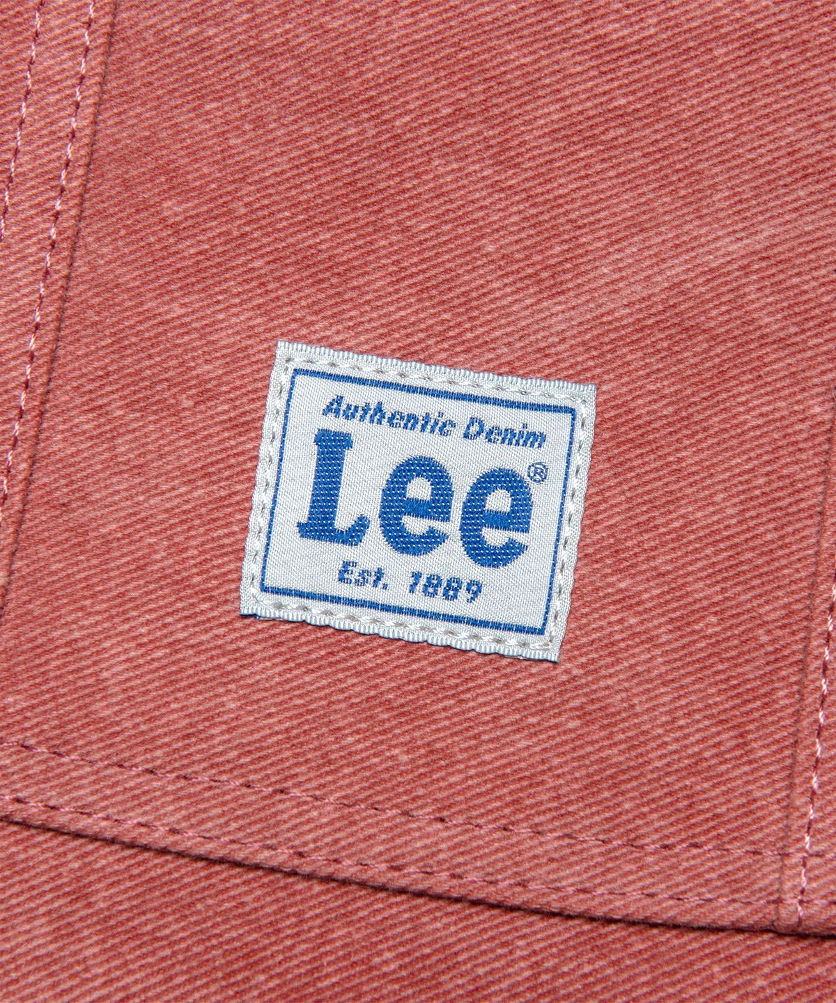 리(LEE) 빈티지 로고 랩탑 파우치 핑크