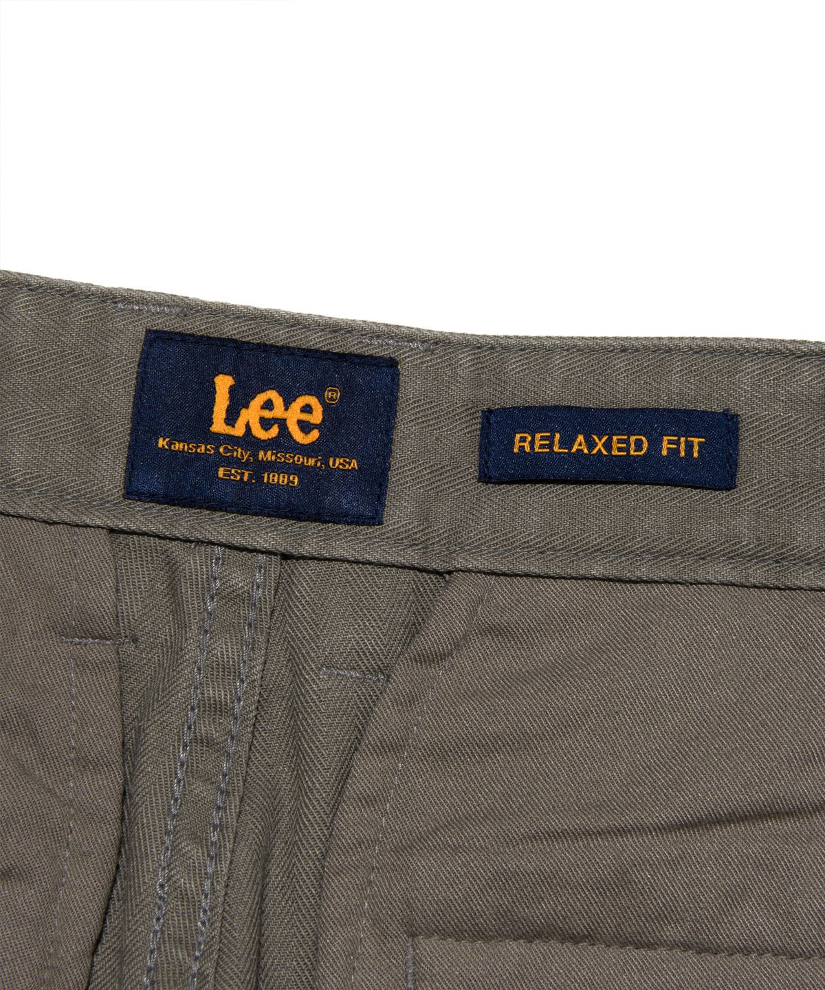 리(LEE) 헤링본 카고 팬츠 그레이