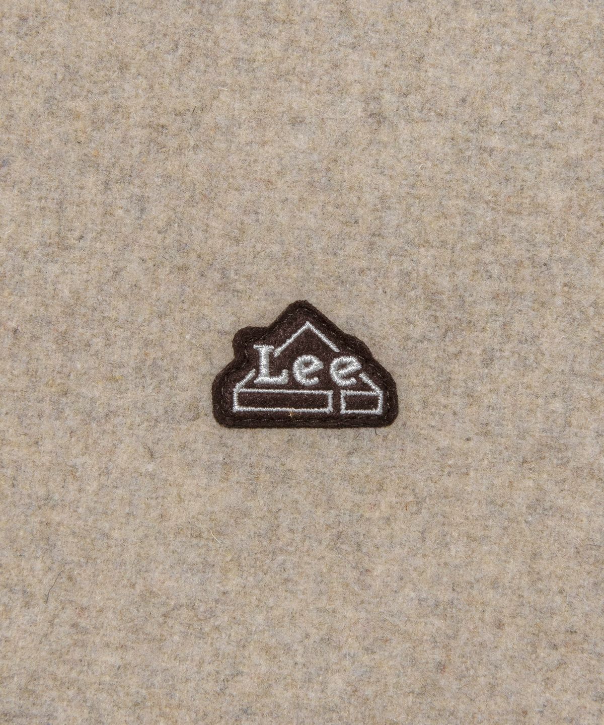 리(LEE) 우먼 울혼방 라운드넥 숏 코트 아이보리