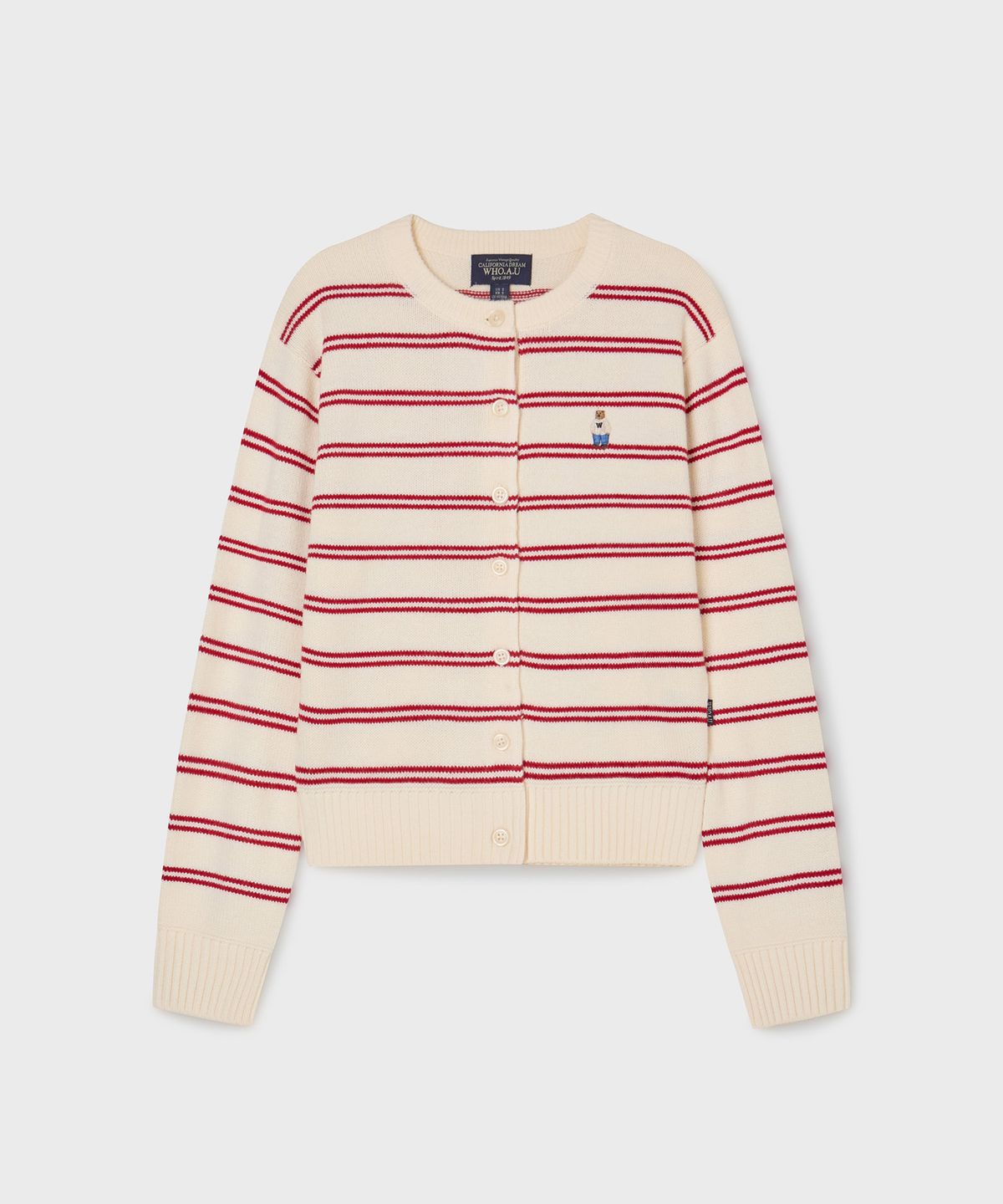 후아유(WHO.A.U) Steve R-neck Cardigan / WHCKG1111F