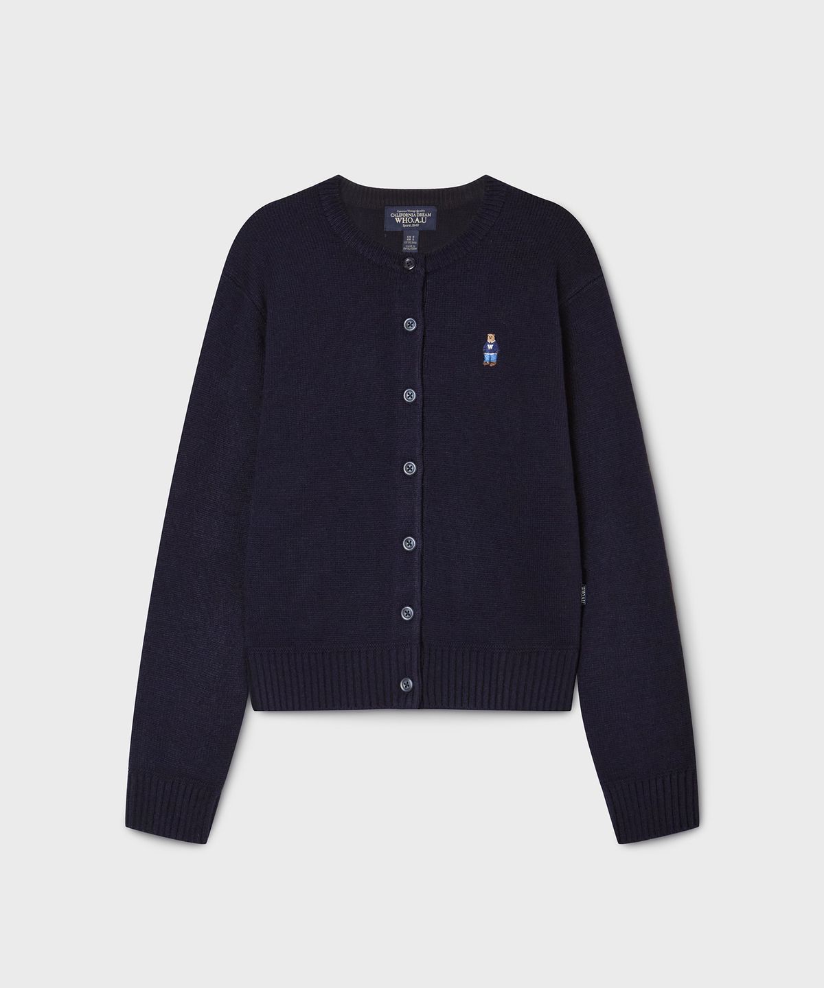 후아유(WHO.A.U) Steve R-neck Cardigan / WHCKG1111F