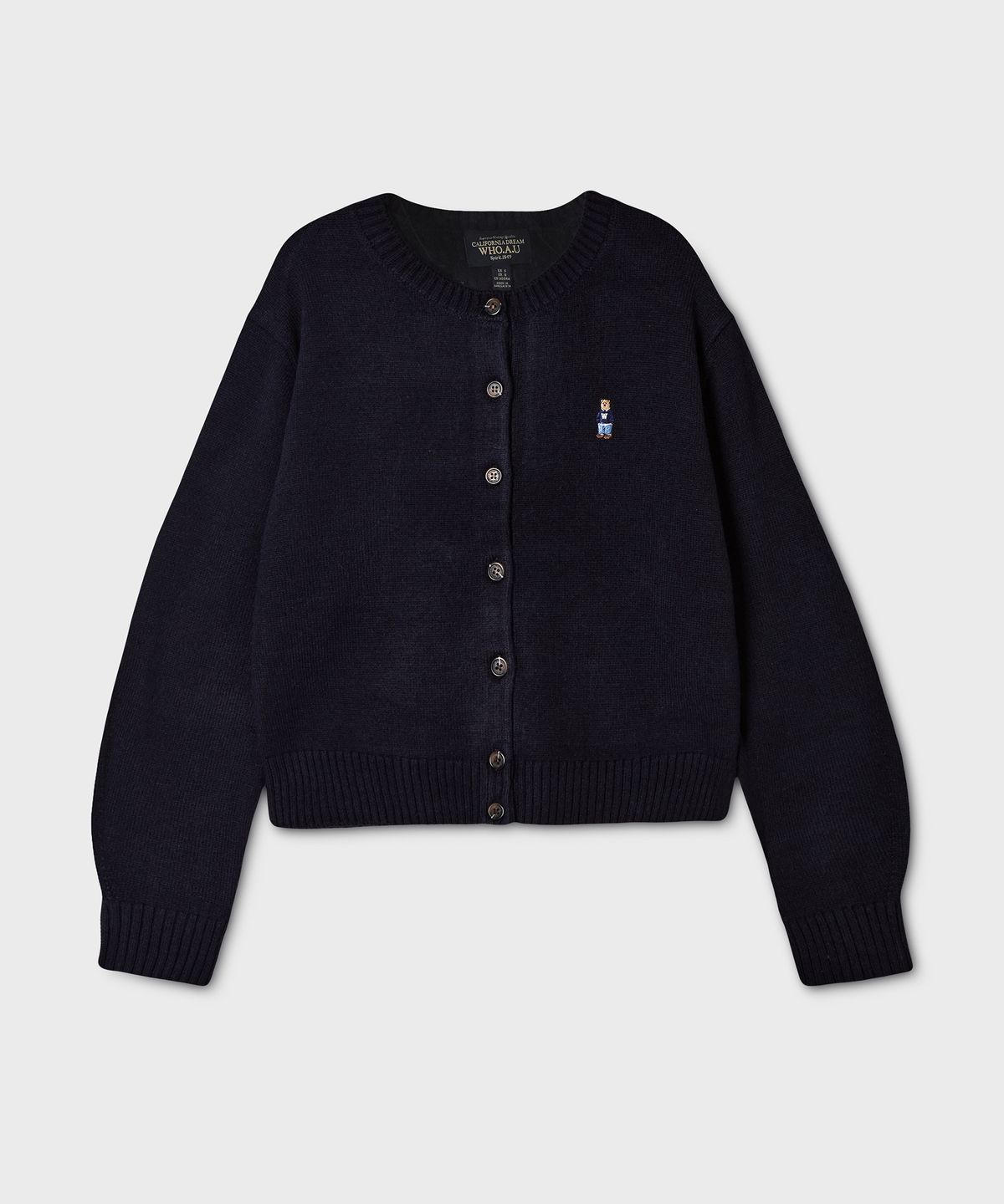 후아유(WHO.A.U) Steve R-neck Cardigan / WHCKG4923F