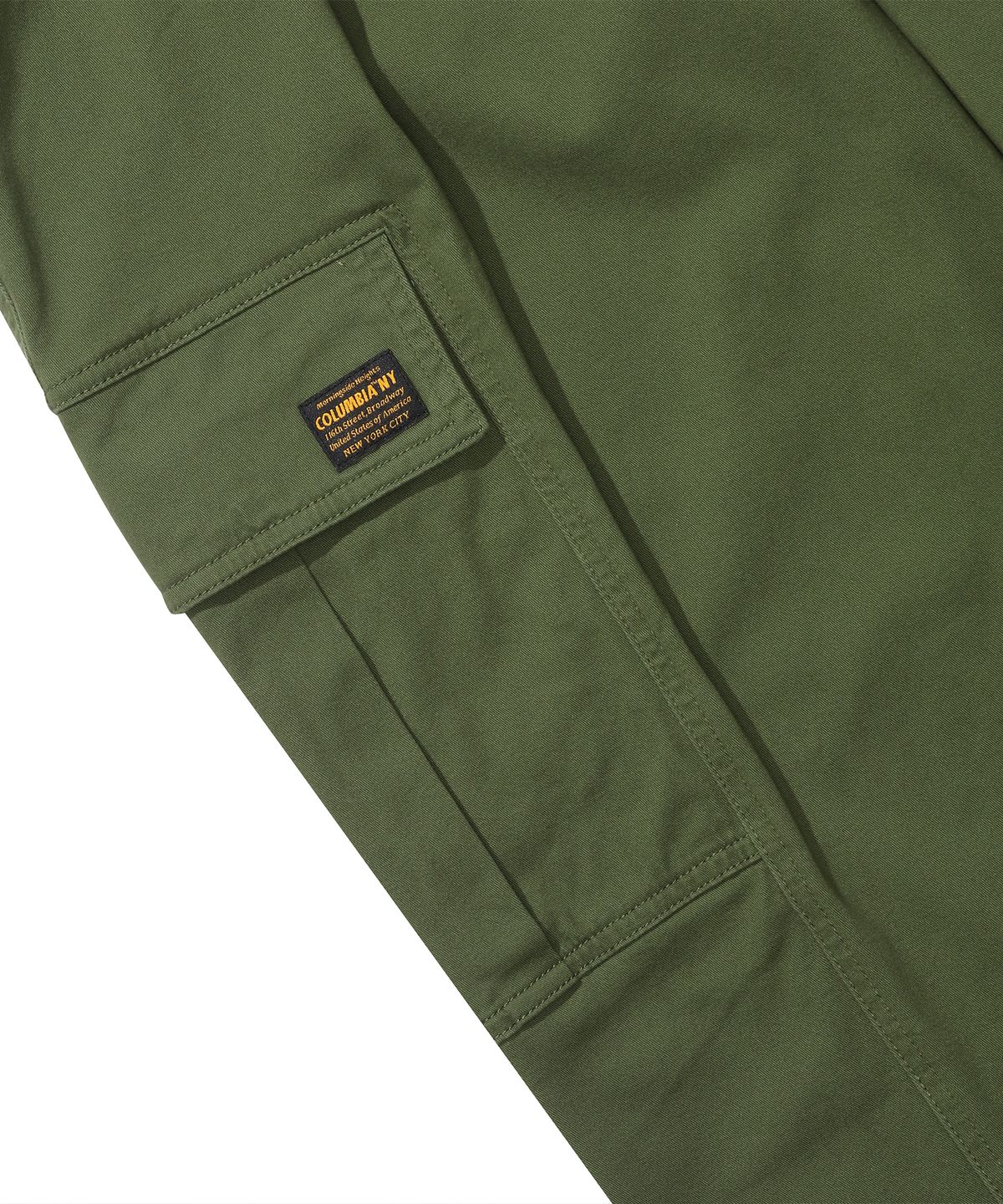 컬럼비아 유니버시티(COLUMBIA UNIVERSITY) M-LABEL WIDE-FIT CARGO PANTS 헌터카키
