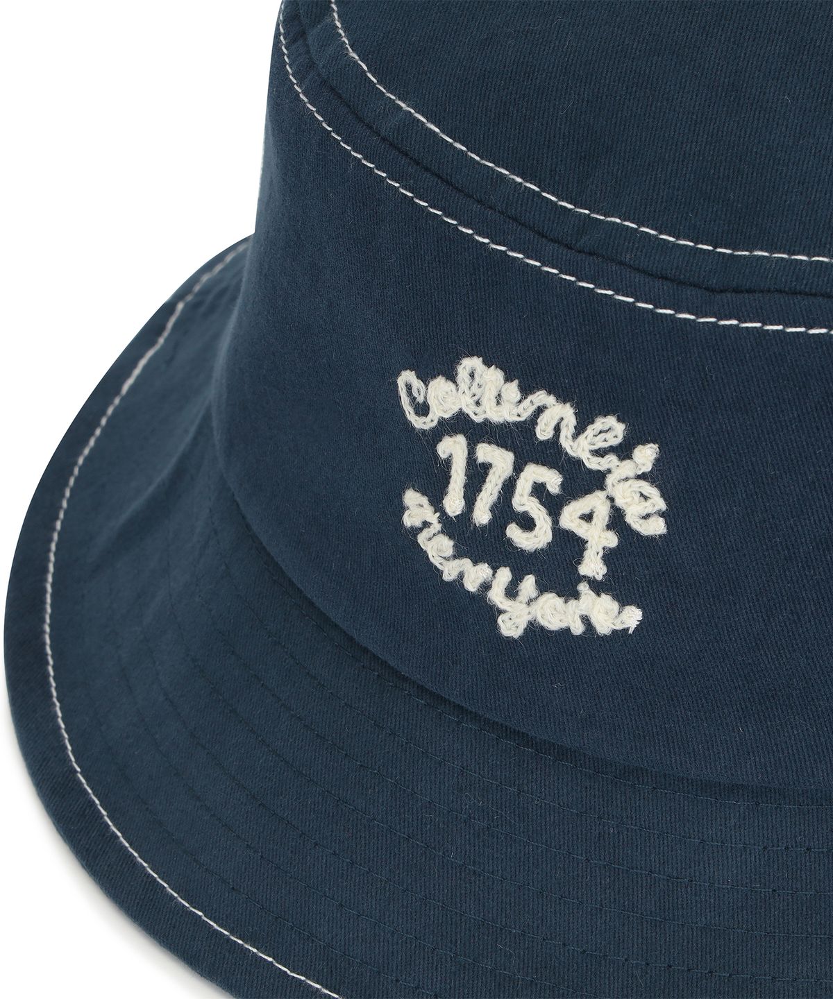 컬럼비아 유니버시티(COLUMBIA UNIVERSITY) 1754 CLASSIC LOGO BUCKET HAT 크라운네이비