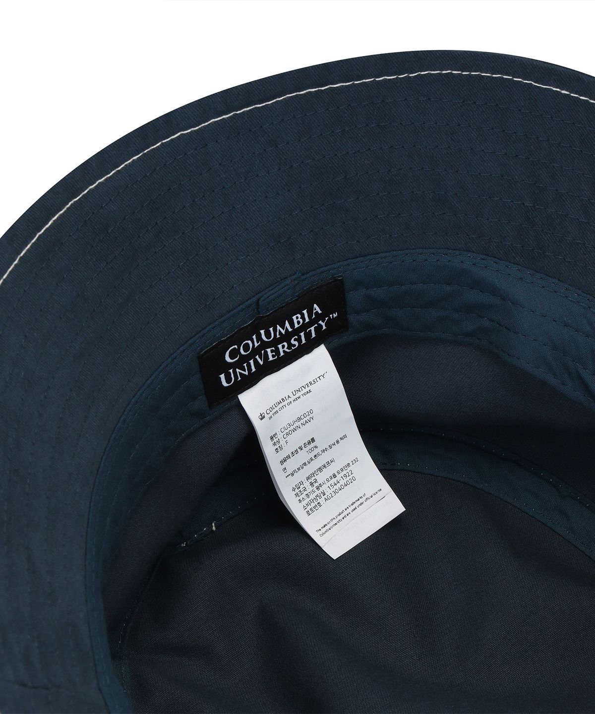 컬럼비아 유니버시티(COLUMBIA UNIVERSITY) 1754 CLASSIC LOGO BUCKET HAT 크라운네이비